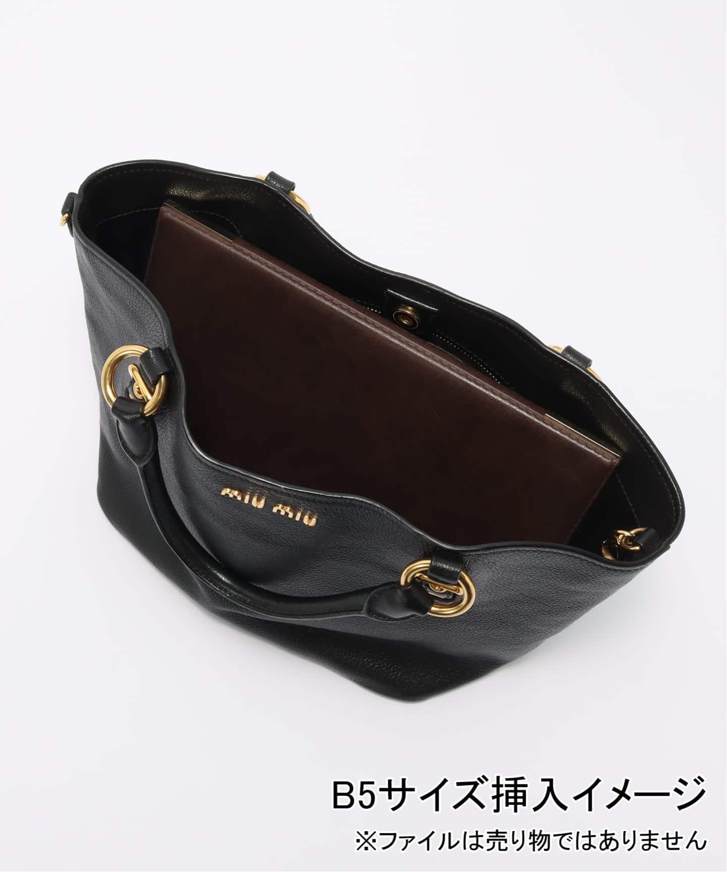 MIU MIU/ミュウミュウ】 tote leather（トートバッグ）｜ENSEMBLE