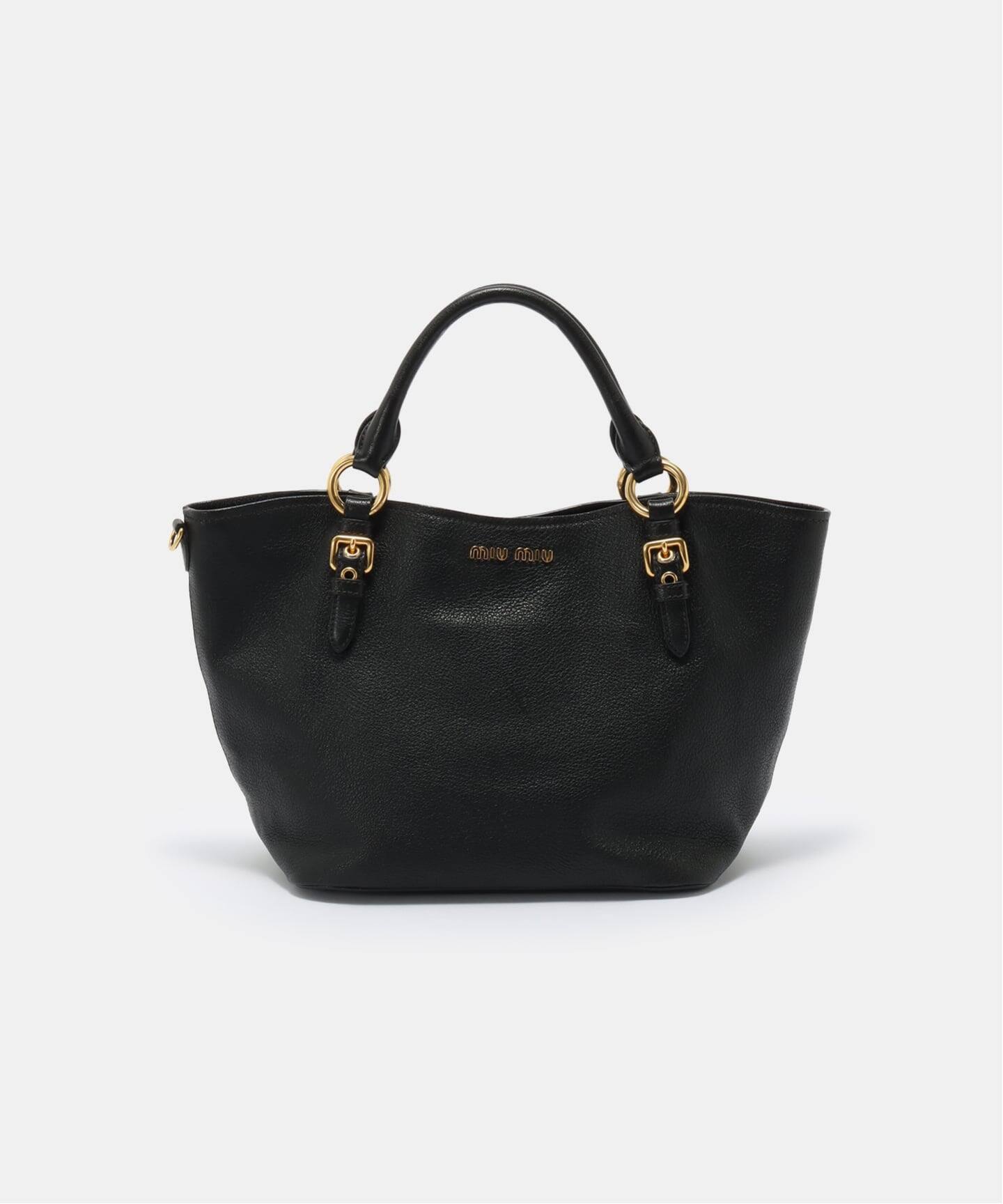 MIU MIU/ミュウミュウ】 tote leather（トートバッグ）｜ENSEMBLE 