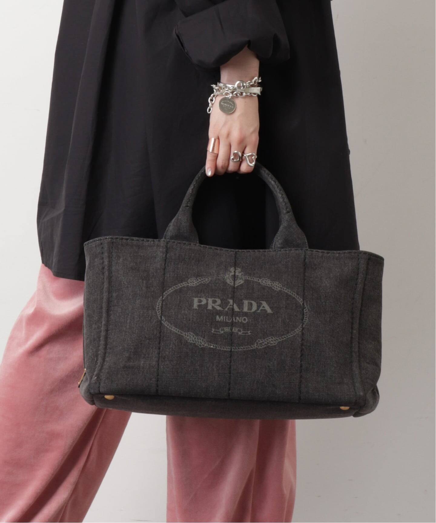 PRADA/プラダ】Canapa tote bag 2way denim（トートバッグ）｜ENSEMBLE