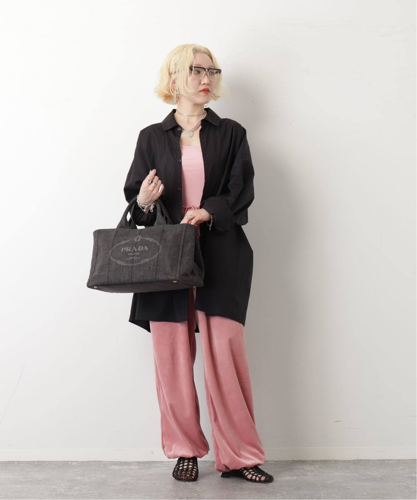 PRADA/プラダ】Canapa tote bag 2way denim（トートバッグ）｜ENSEMBLE