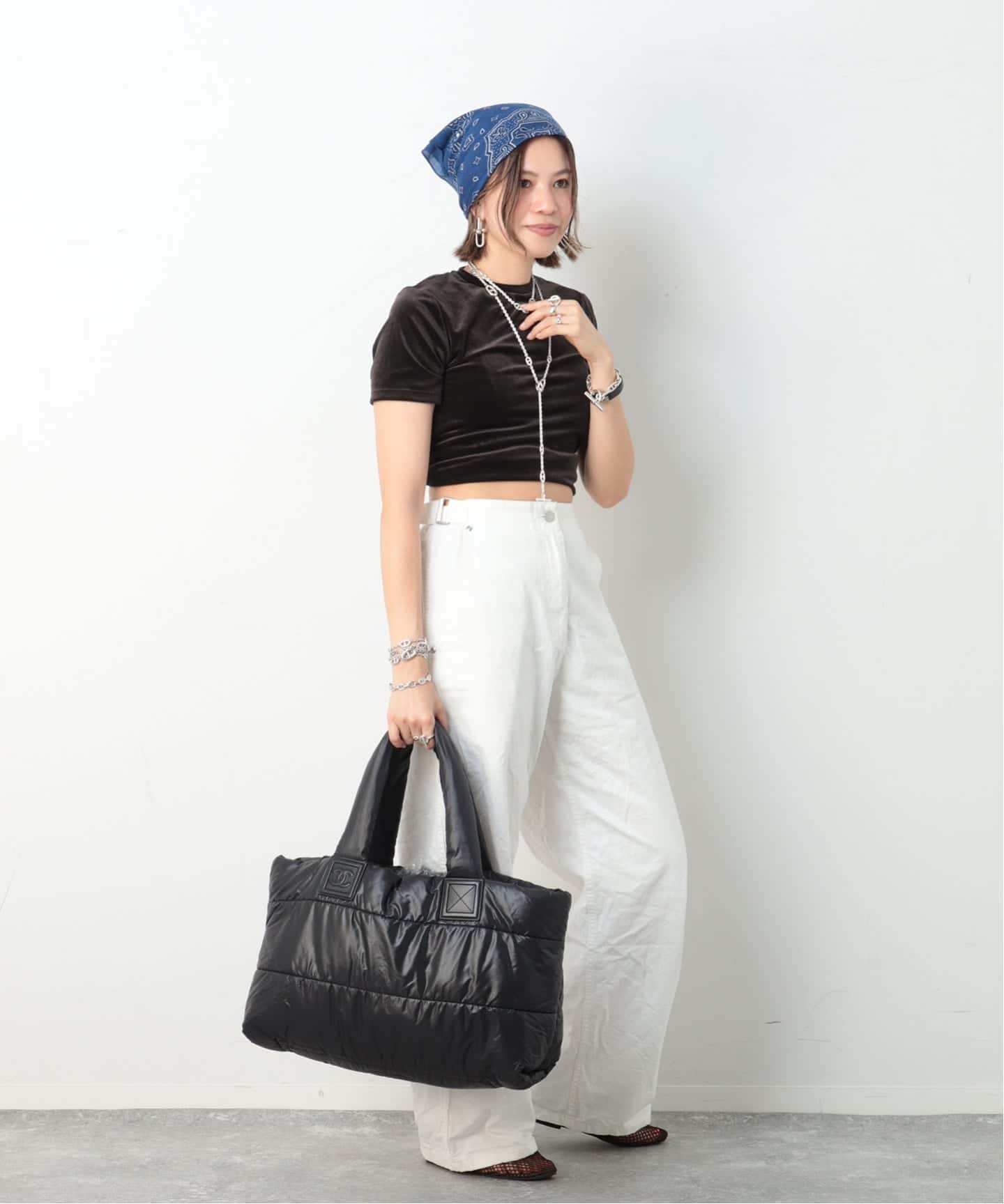 VINTAGE CHANEL/シャネル】Coco cocoon tote（トートバッグ