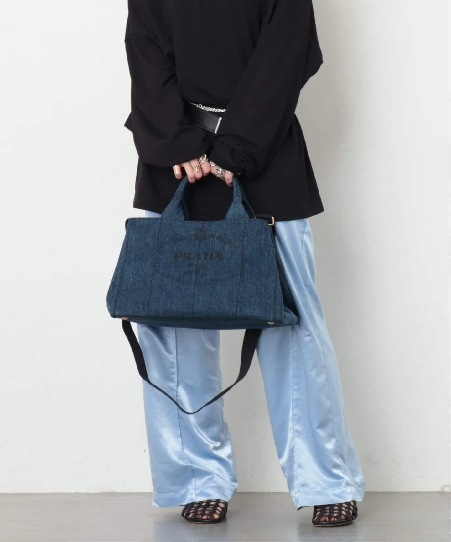 PRADA/プラダ】Canapa tote 36 2way denim（トートバッグ）｜ENSEMBLE