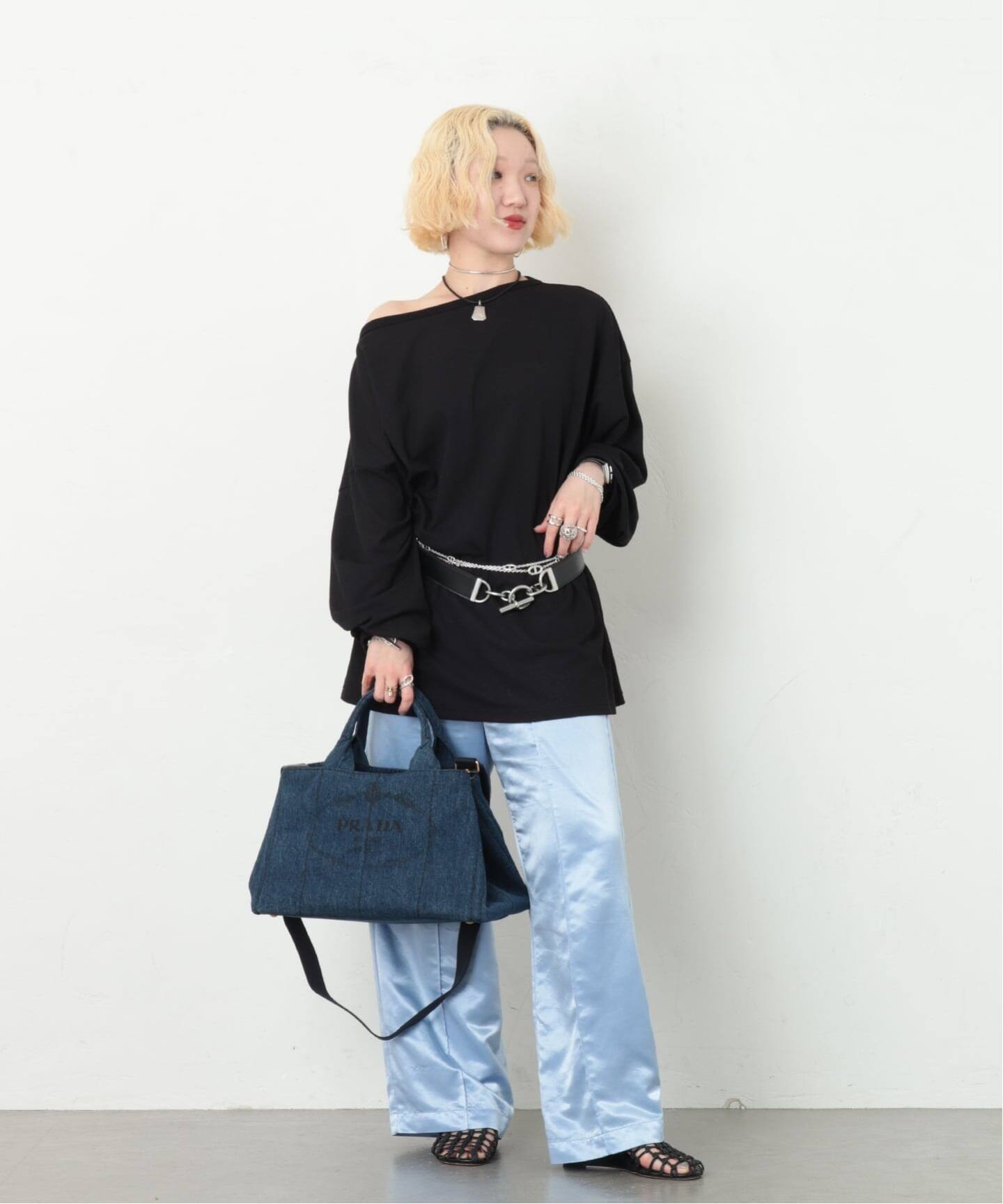 PRADA/プラダ】Canapa tote 36 2way denim（トートバッグ）｜ENSEMBLE