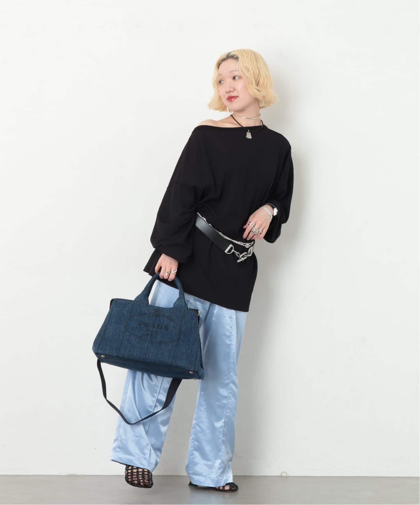 PRADA/プラダ】Canapa tote 36 2way denim（トートバッグ）｜ENSEMBLE