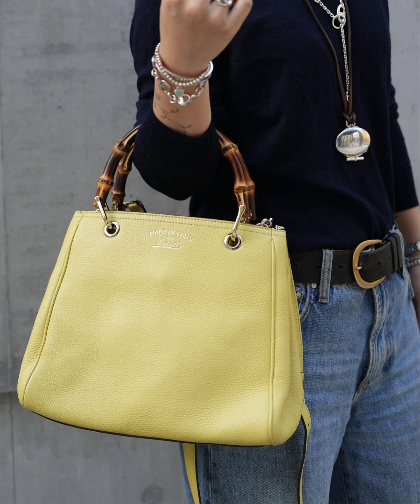 VINTAGE GUCCI/グッチ】Bamboo shopper 2way（トートバッグ