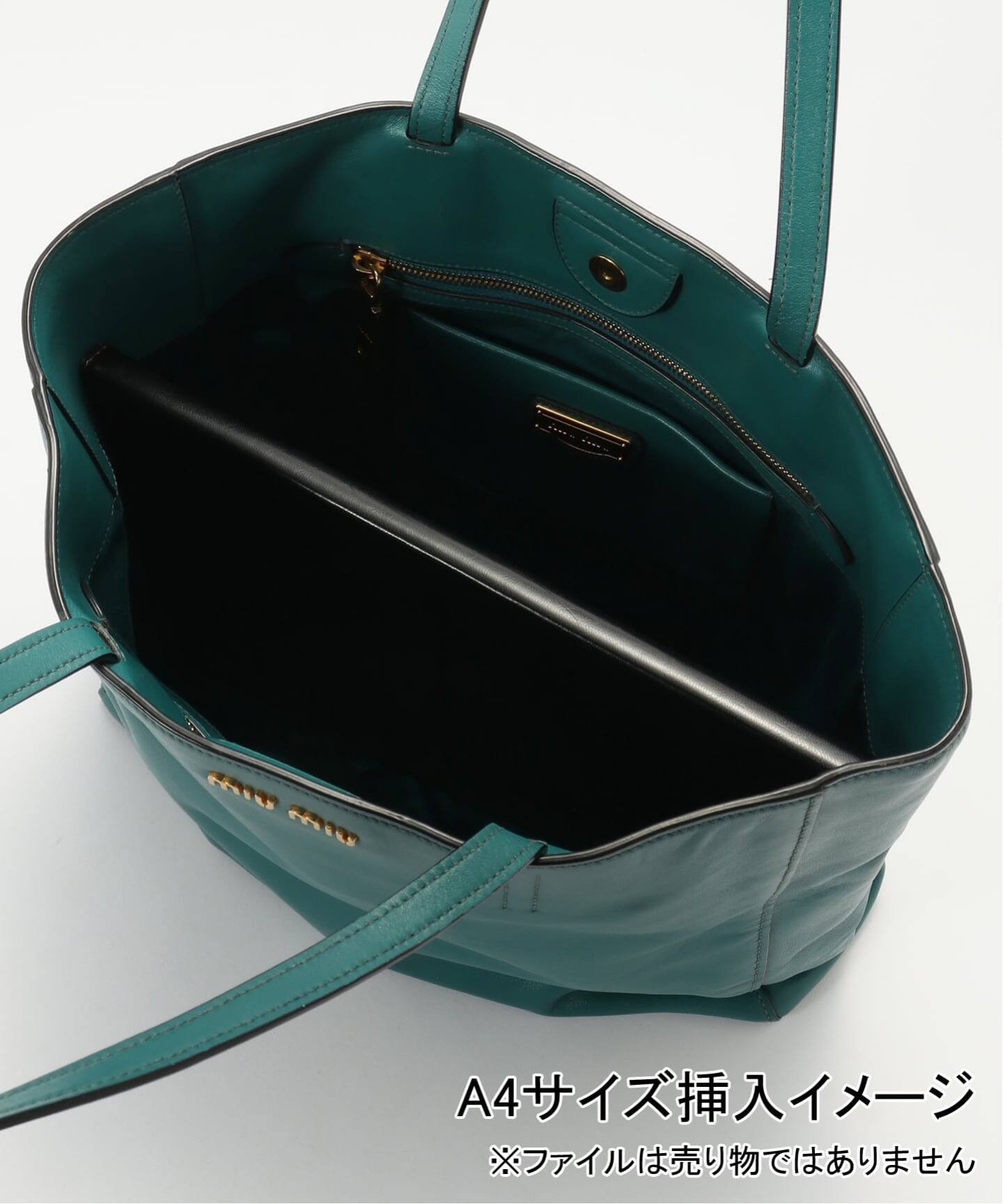 MIU MIU/ミュウミュウ】 tote leather（トートバッグ）｜ENSEMBLE 