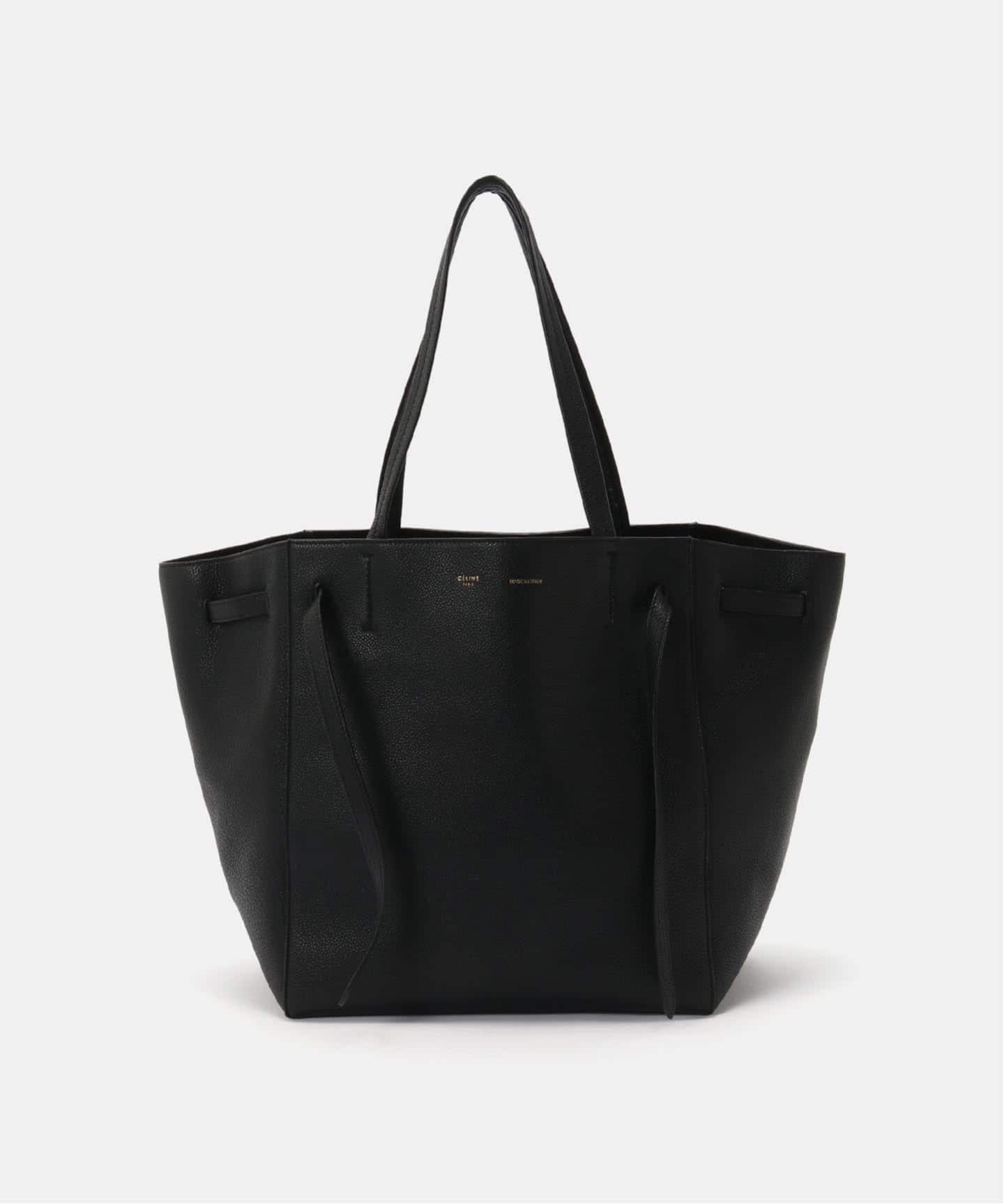 CELINE セリーヌCABAS phantomミディアム　黒レザートートバッグ CELINE/セリーヌ】Cabas phantom（トートバッグ）｜ENSEMBLE