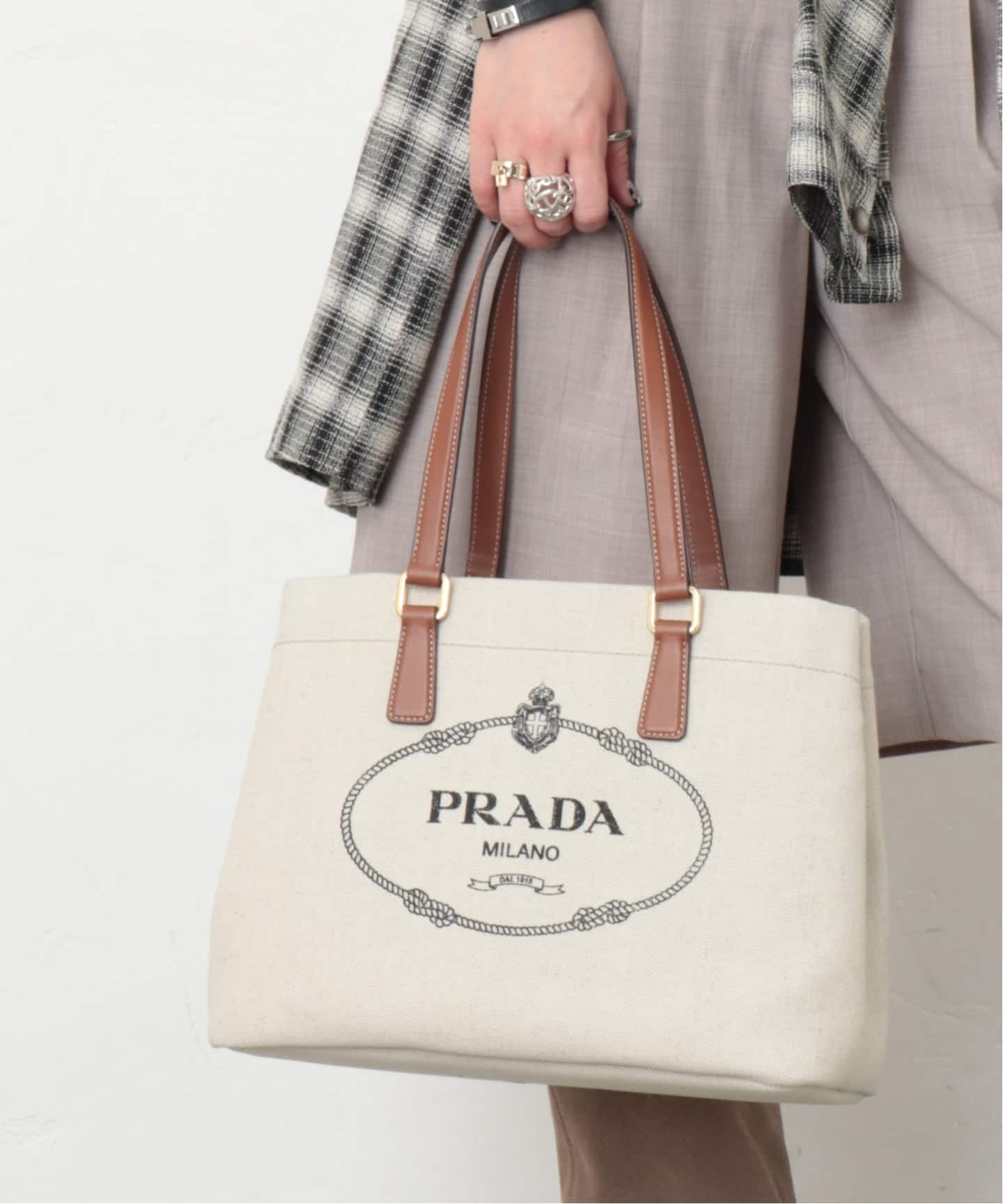 PRADA/プラダ】1bg356 tote canvas（トートバッグ）｜ENSEMBLE