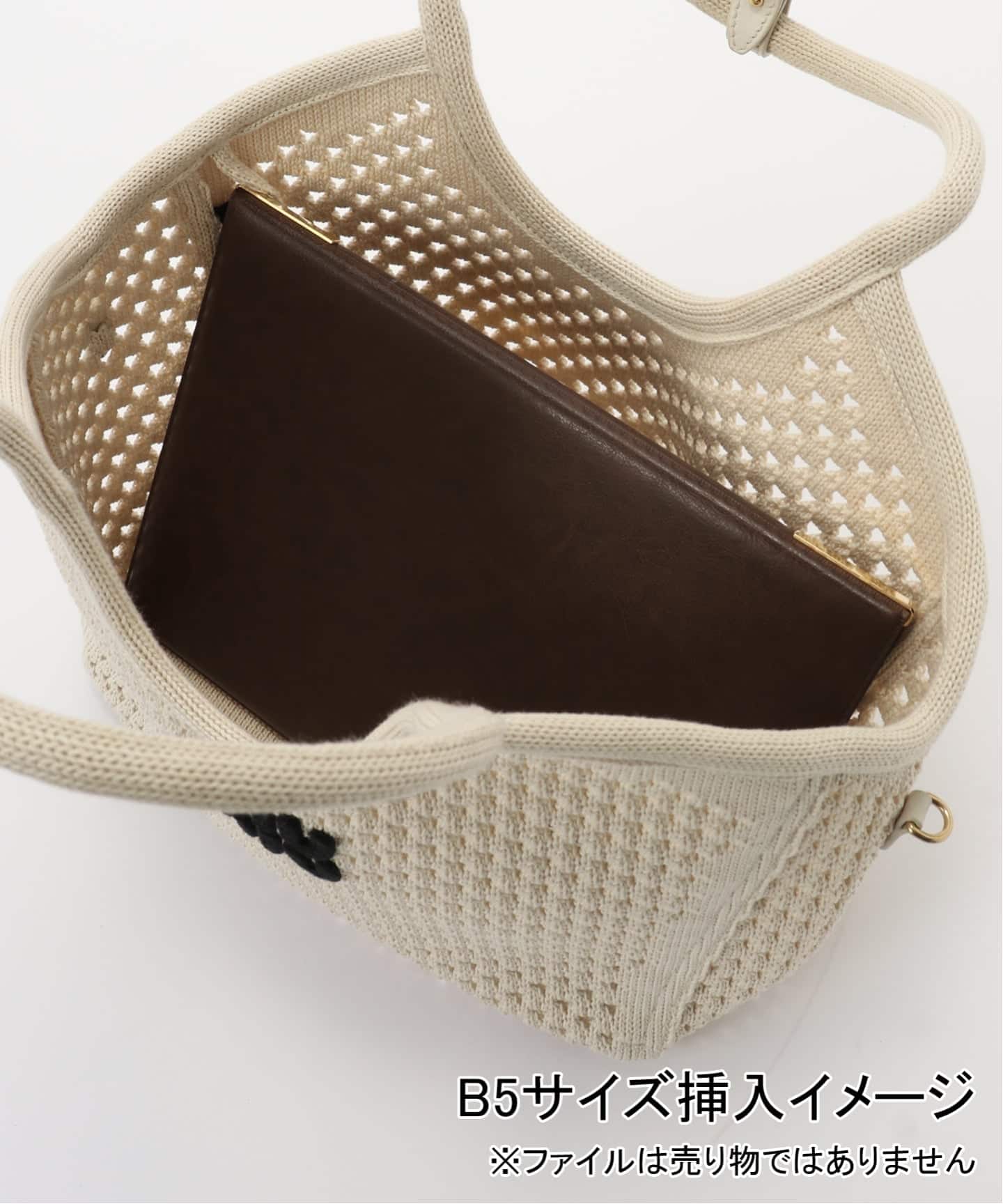 MIU MIU/ミュウミュウ】 5bg231 ivy tote cotton mesh（トートバッグ