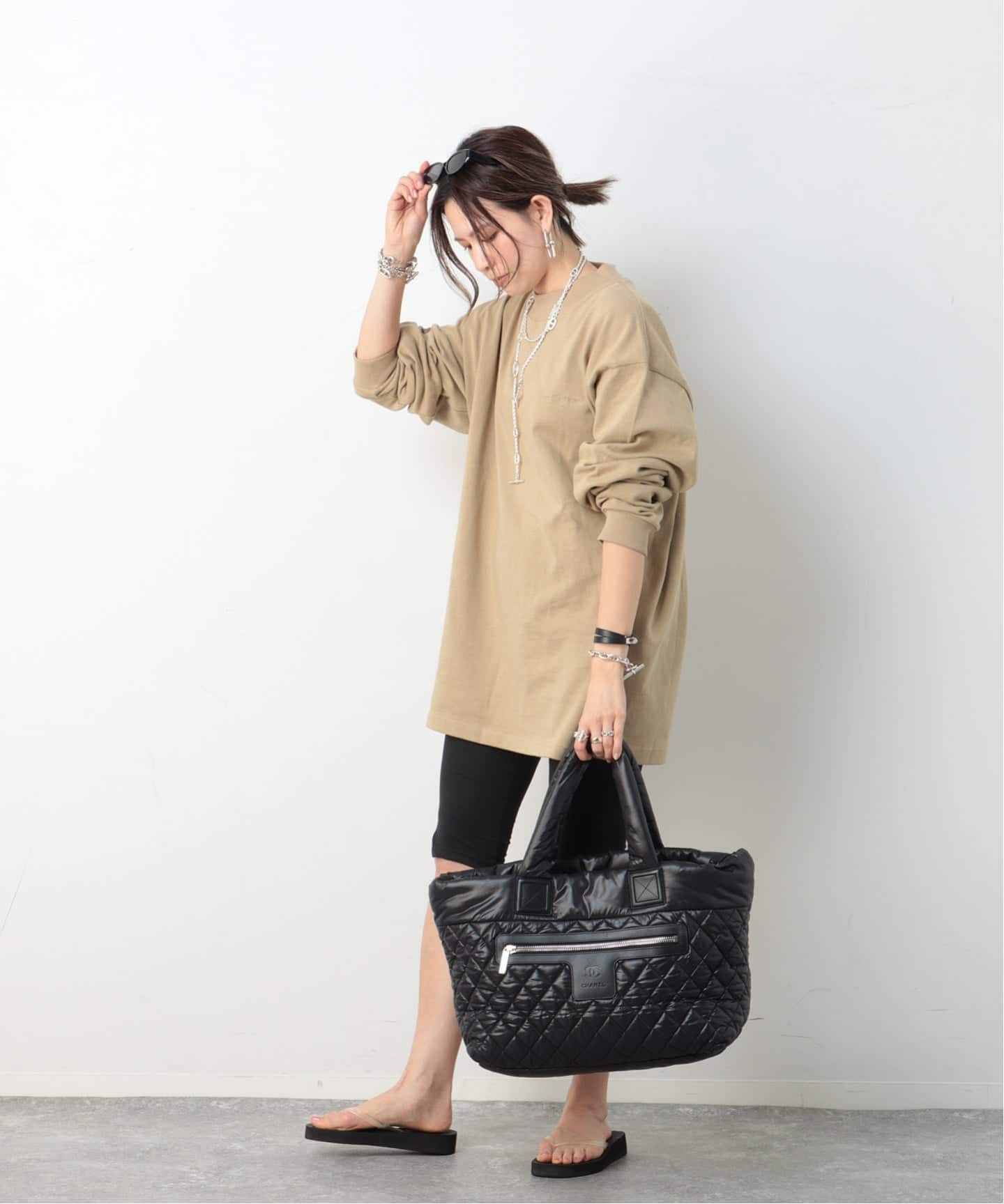 VINTAGE CHANEL/シャネル】Coco cocoon tote 37（トートバッグ