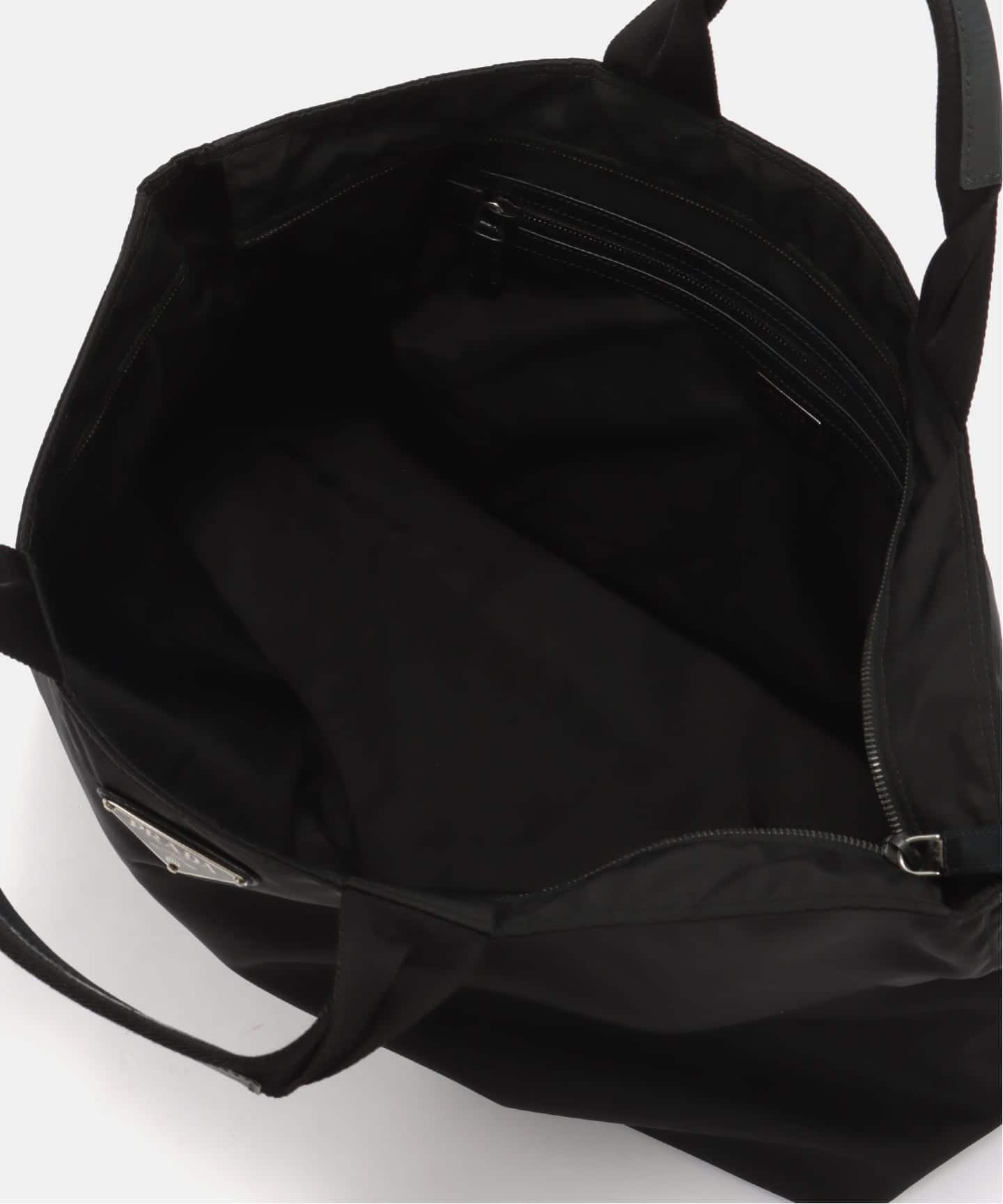 PRADA ブラックアンサンブル PRADA/プラダ】 tote w/pouch nylon（トートバッグ）｜ENSEMBLE