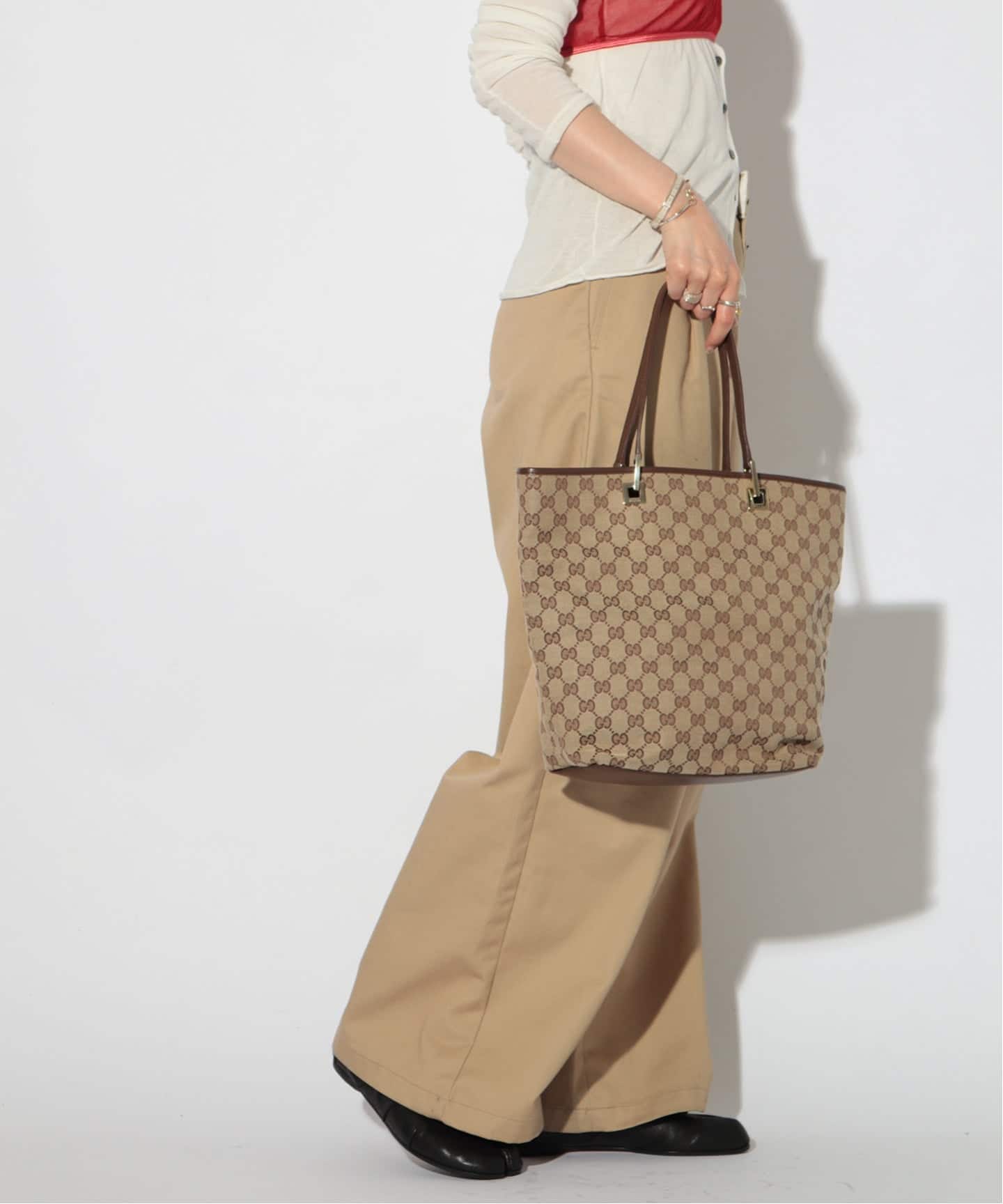 VINTAGE GUCCI/グッチ】tote gg canvas（トートバッグ）｜ENSEMBLE