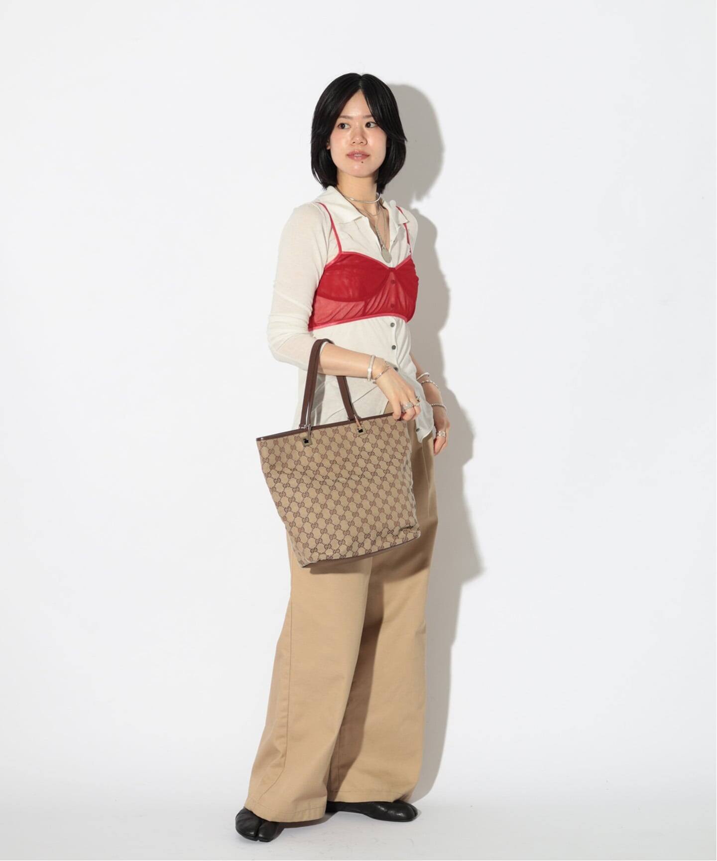 VINTAGE GUCCI/グッチ】tote gg canvas（トートバッグ）｜ENSEMBLE 