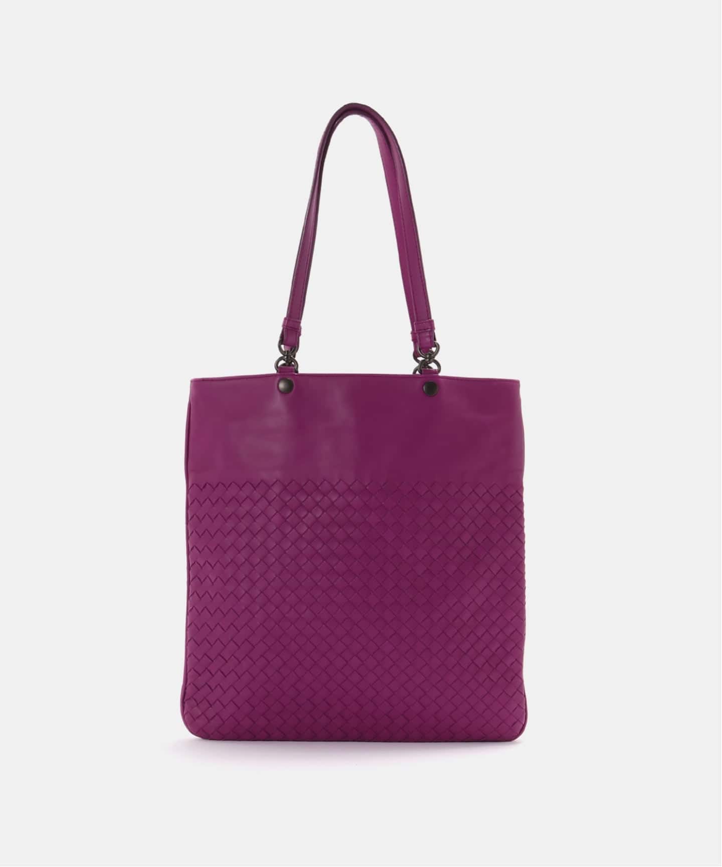 BOTTEGA VENETA イントレチャート トートバッグ パープル VINTAGE BOTTEGA VENETA/ボッテガ ヴェネタ】Intrecciato tote（トート