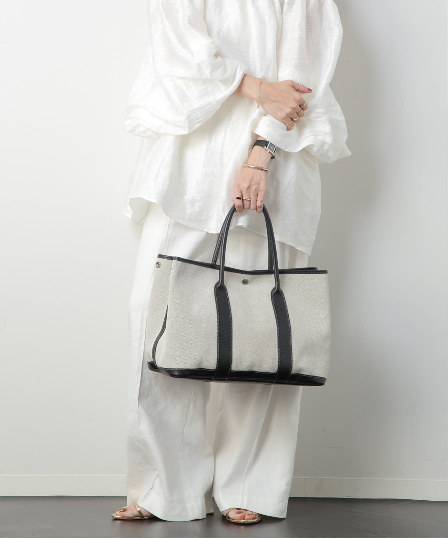 VINTAGE HERMES/エルメス】Garden Party pm（ハンドバッグ