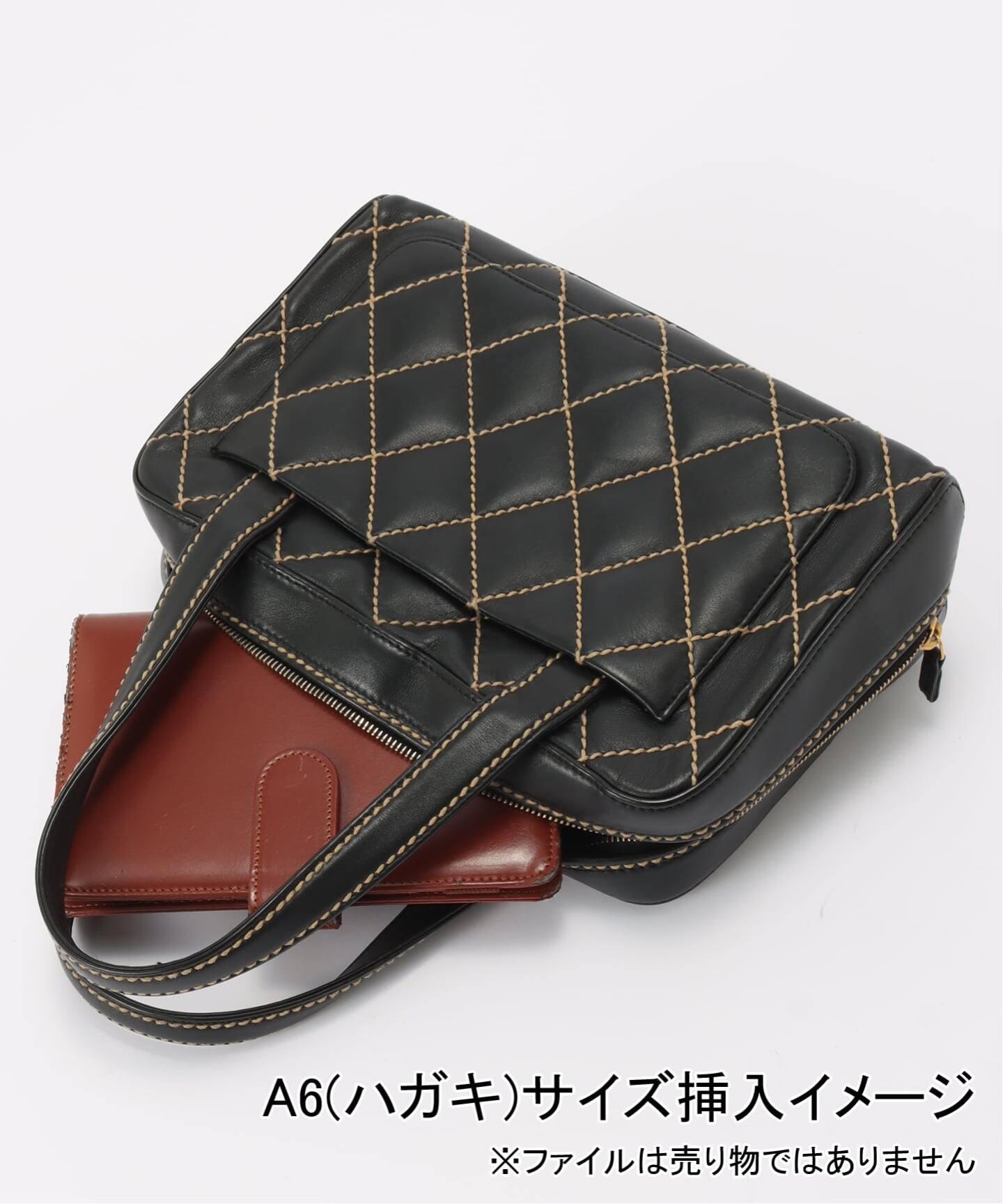 CHANELシャネル　バッグ　ワイルドステッチ　カード袋あり　正規品 VINTAGE CHANEL/シャネル】Wild stitch ハンドバッグ（ハンドバッグ