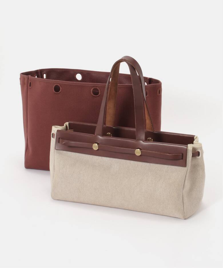 VINTAGE HERMES/エルメス】Herbag cabas mm（ハンドバッグ 