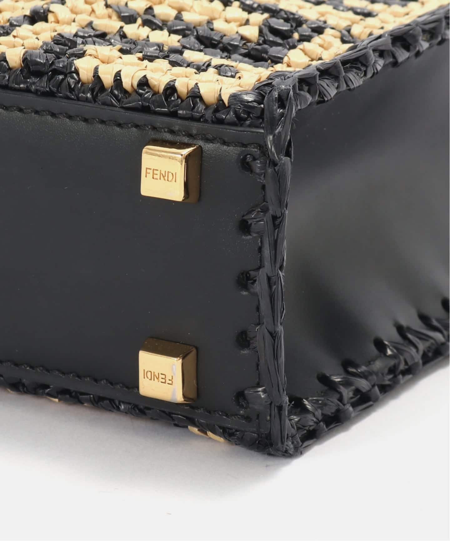 FENDI/フェンディ】Sunshine shopper mini 2way raffia（ハンドバッグ
