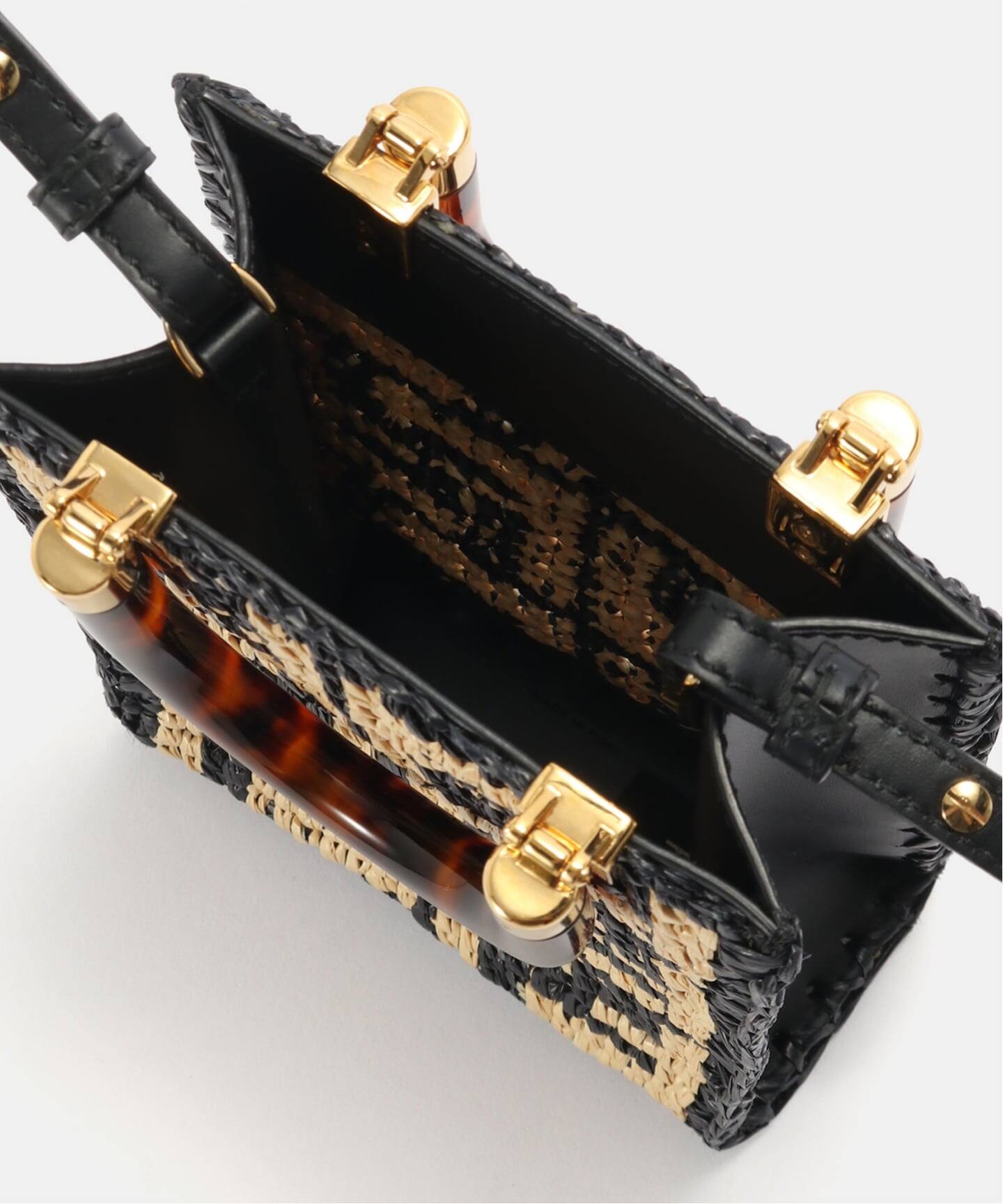 FENDI/フェンディ】Sunshine shopper mini 2way raffia（ハンドバッグ