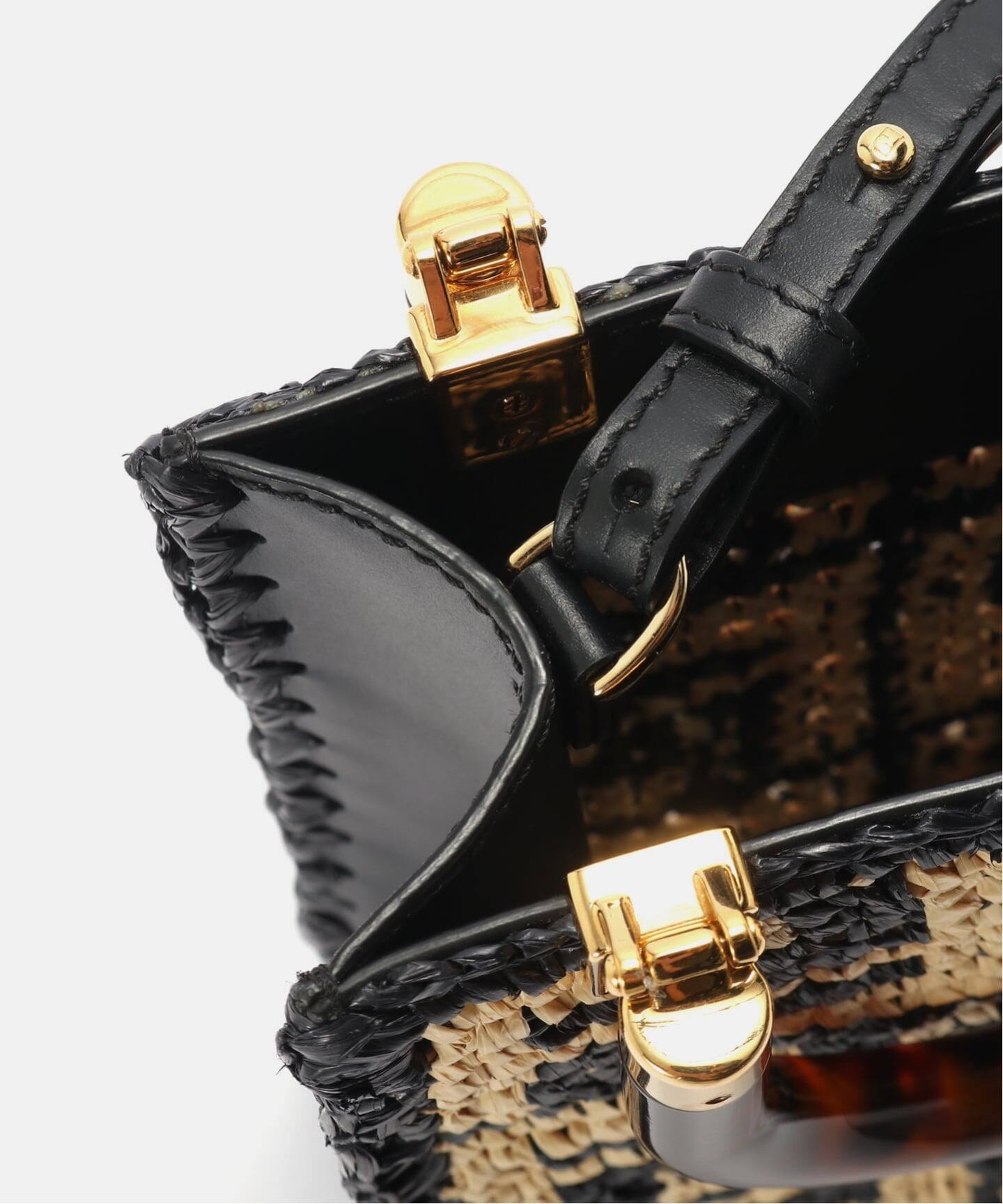 FENDI/フェンディ】Sunshine shopper mini 2way raffia（ハンドバッグ