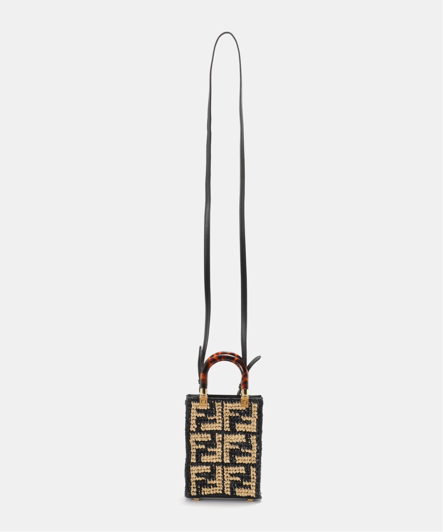 FENDI/フェンディ】Sunshine shopper mini 2way raffia（ハンドバッグ