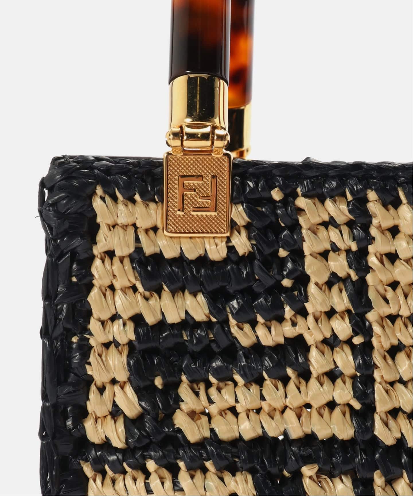 FENDI/フェンディ】Sunshine shopper mini 2way raffia（ハンドバッグ
