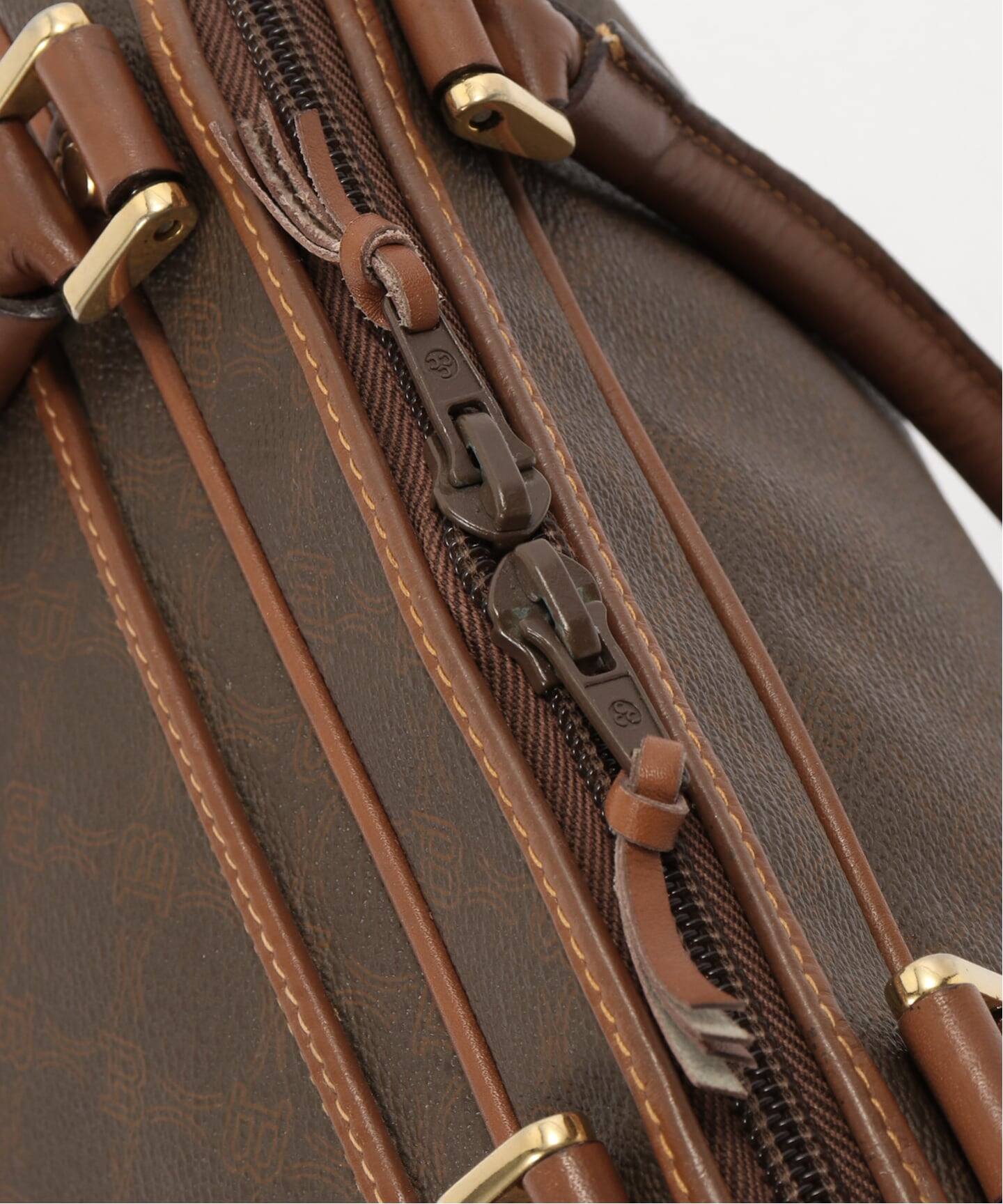 【良品】Bally バリー ハンドバッグ シボ革 トレスポ ブラウン VINTAGE BALLY/バリー】ハンドバッグ monogram（ハンドバッグ