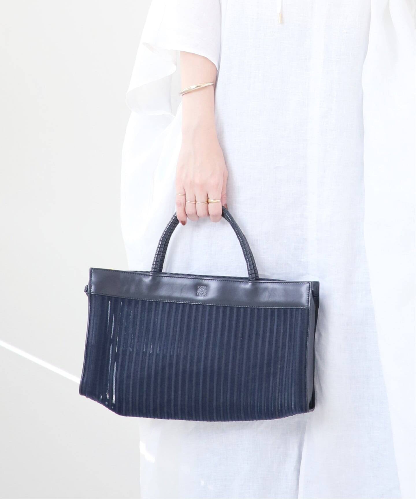 VINTAGE LOEWE/ロエベ】ハンドバッグ anagram mesh（ハンドバッグ 