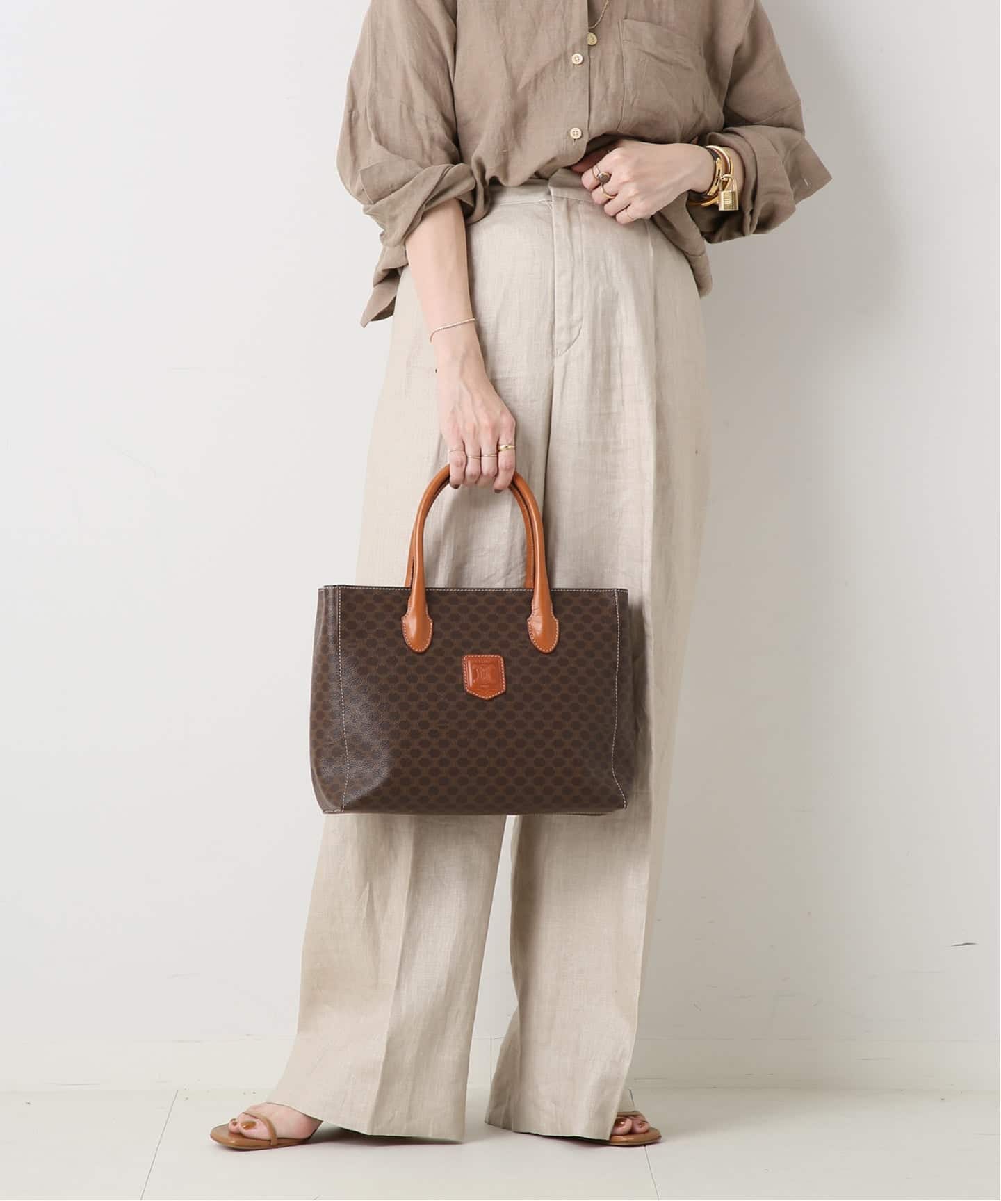 VINTAGE CELINE/セリーヌ】ハンドバッグ macadam（ハンドバッグ