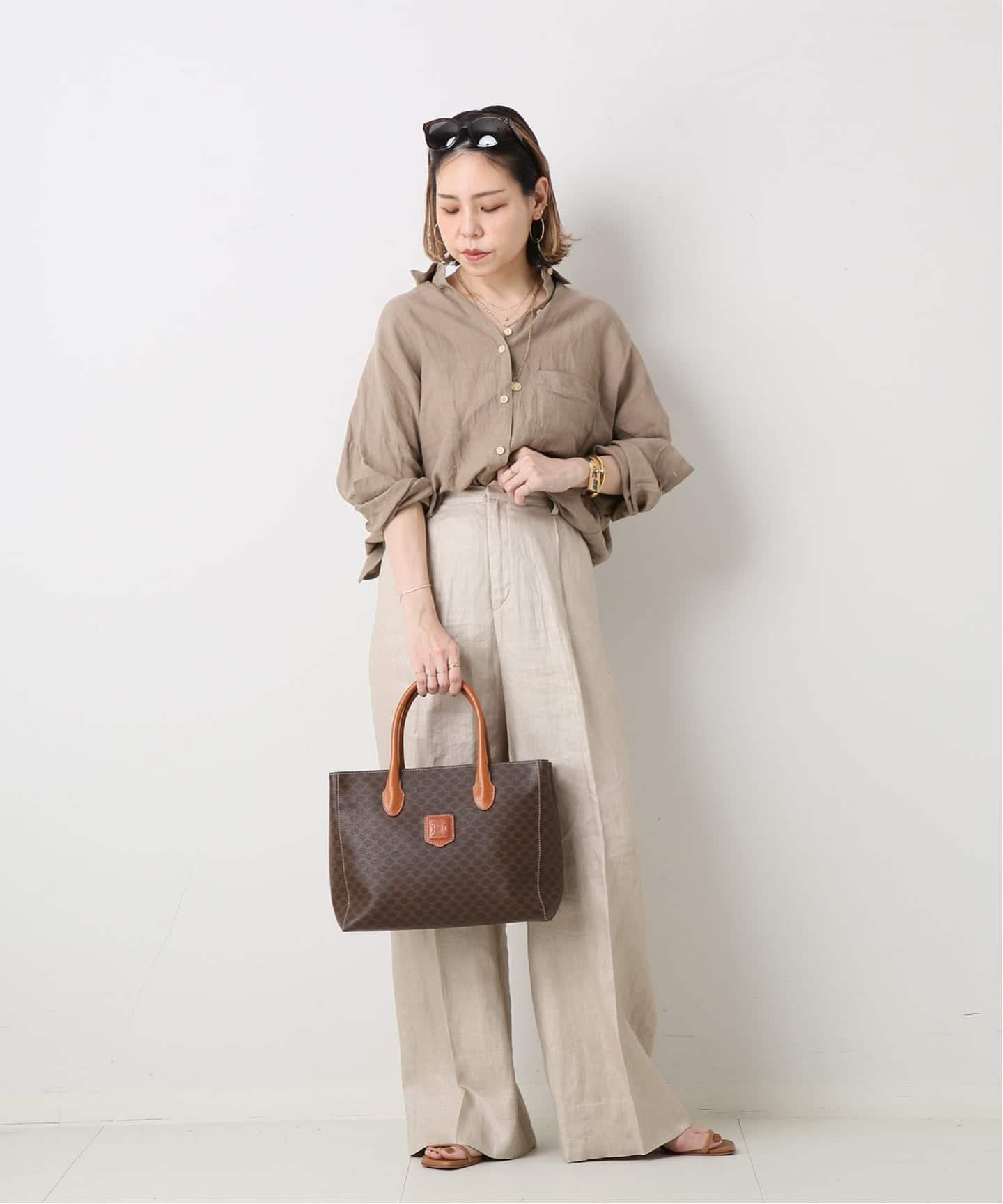 VINTAGE CELINE/セリーヌ】ハンドバッグ macadam（ハンドバッグ