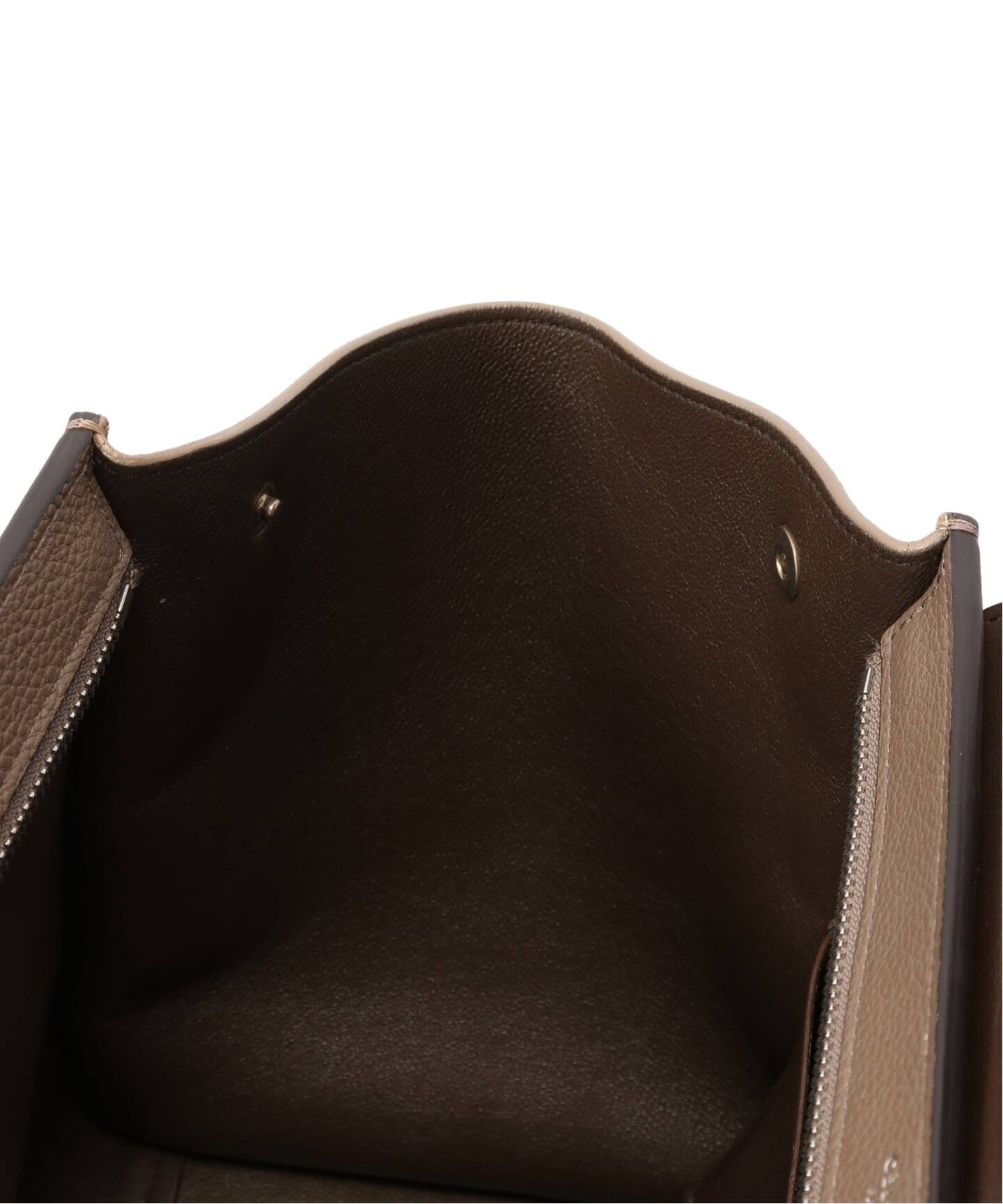 CELINE / セリーヌ | TRAPEZE トラペーズ 2Way ショルダー バンドバッグ | ブラウン | レディース CELINE/セリーヌ】 Trapeze small 2way suede（ハンドバッグ