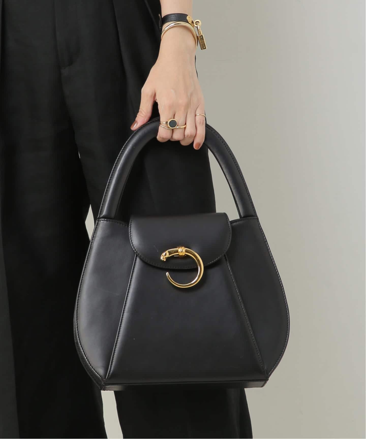 Cartier ヴィンテージハンドバッグ VINTAGE CARTIER/カルティエ】Panthere line ハンドバッグ