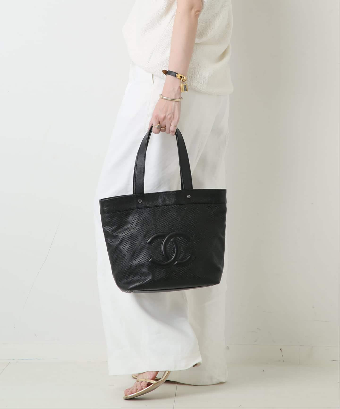 CHANEL トートバッグ VINTAGE CHANEL/シャネル】トートバッグ puncing（トートバッグ