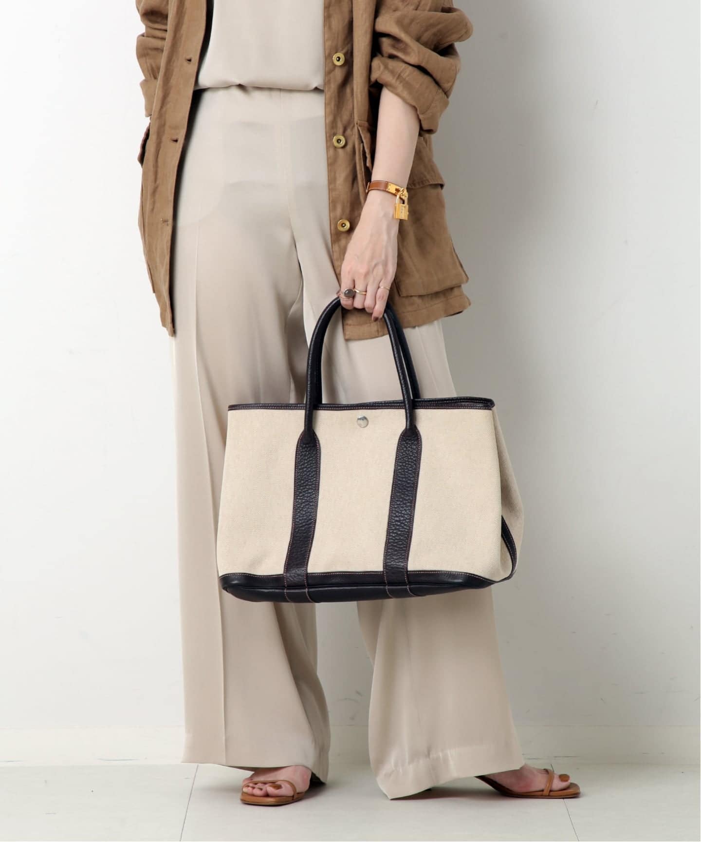 エルメス ガーデン・パルファン VINTAGE HERMES/エルメス】Garden Party pm（ハンドバッグ