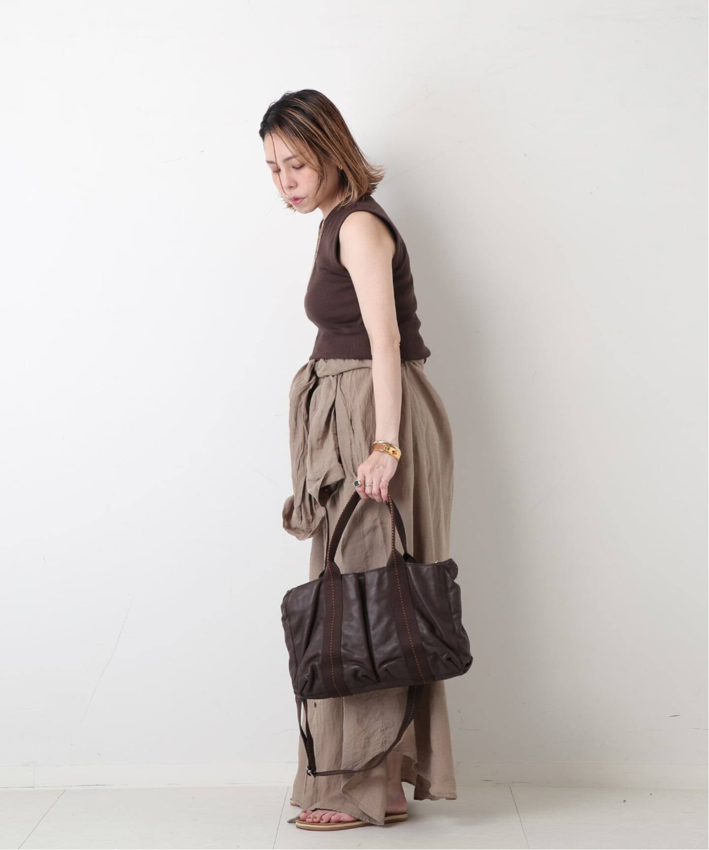 VINTAGE HERMES/エルメス】Caravan Horizontal mm（ハンドバッグ