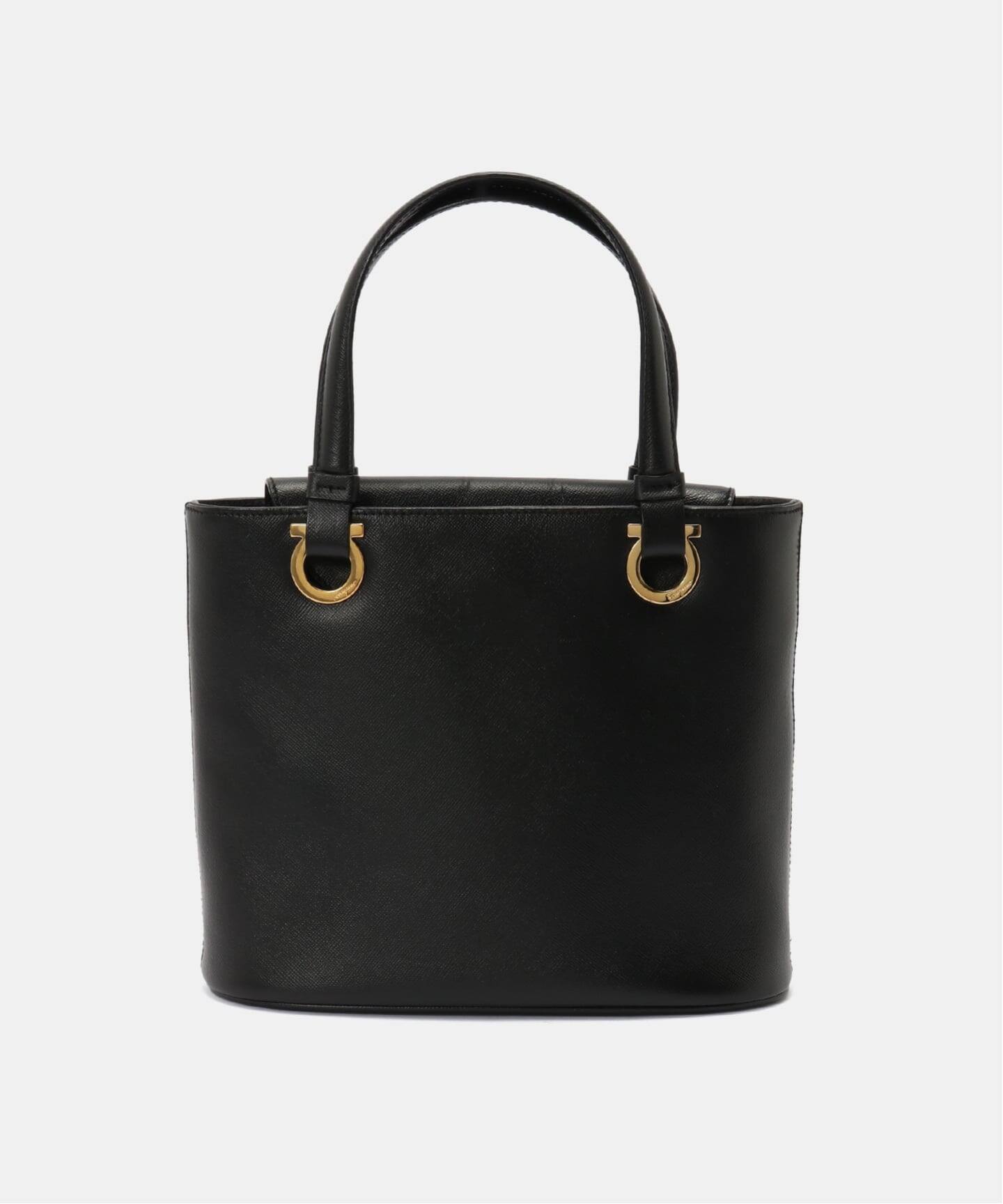 VINTAGE FERRAGAMO/フェラガモ】Gancini ハンドバッグ（ハンドバッグ 