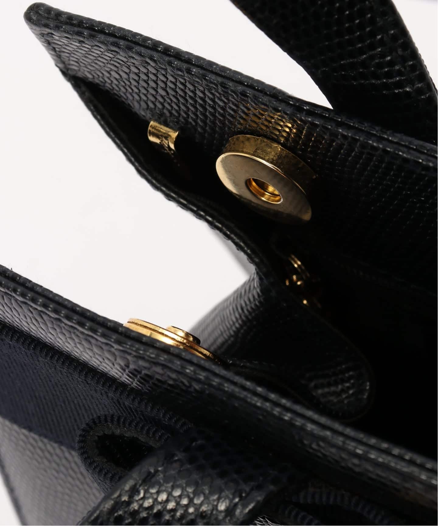 VINTAGE FERRAGAMO/フェラガモ】 Vara 2wayバッグ lizard