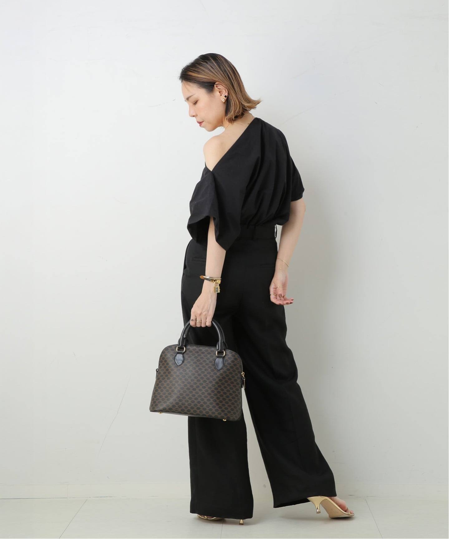 VINTAGE CELINE/セリーヌ】Bolide ハンドバッグ macadam（ハンドバッグ