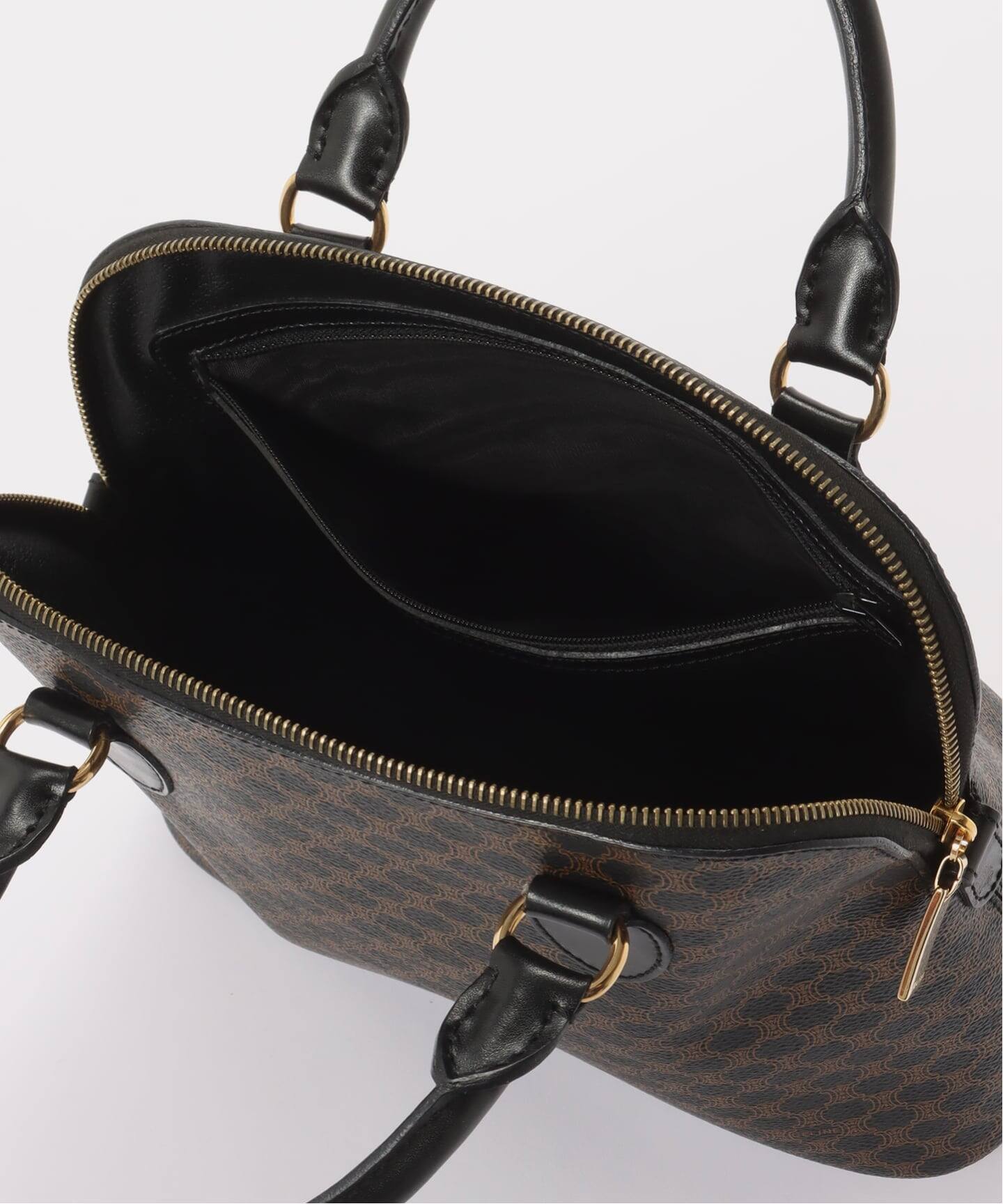 VINTAGE CELINE/セリーヌ】Bolide ハンドバッグ macadam（ハンドバッグ