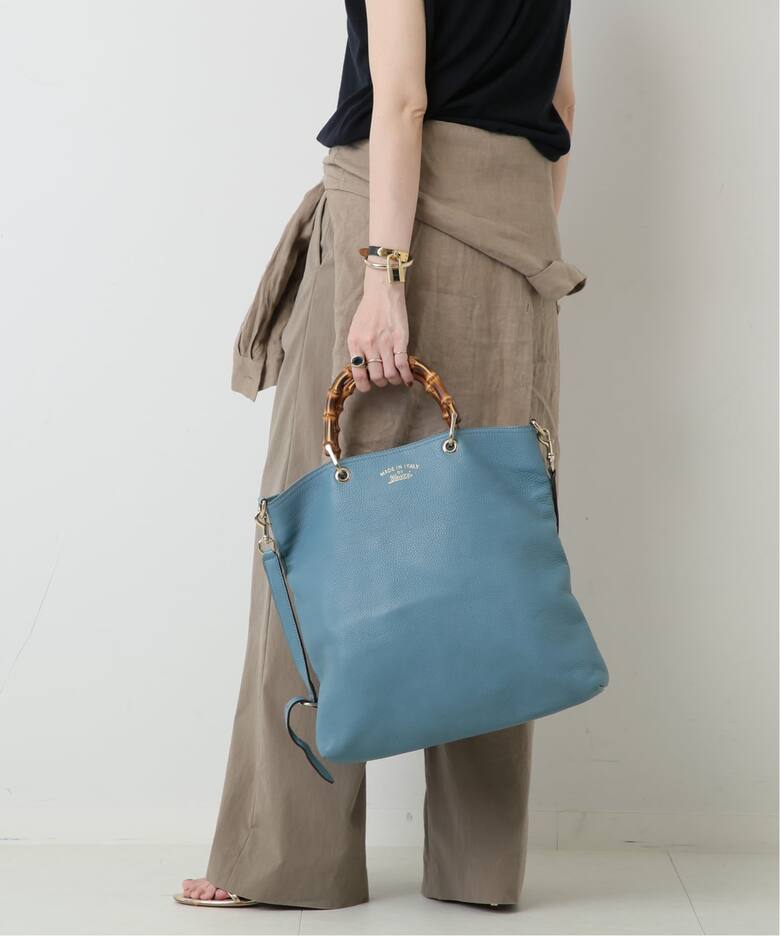 VINTAGE GUCCI/グッチ】Bamboo shopper 35 2way（トートバッグ 