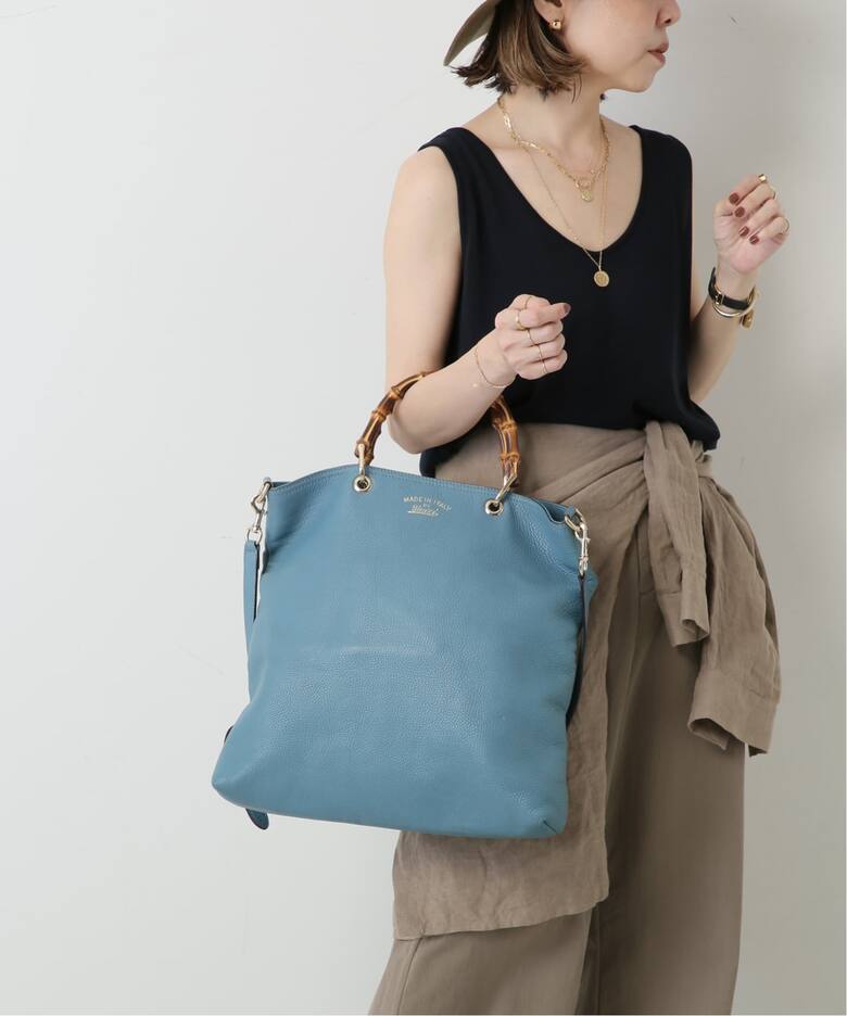 VINTAGE GUCCI/グッチ】Bamboo shopper 35 2way（トートバッグ 
