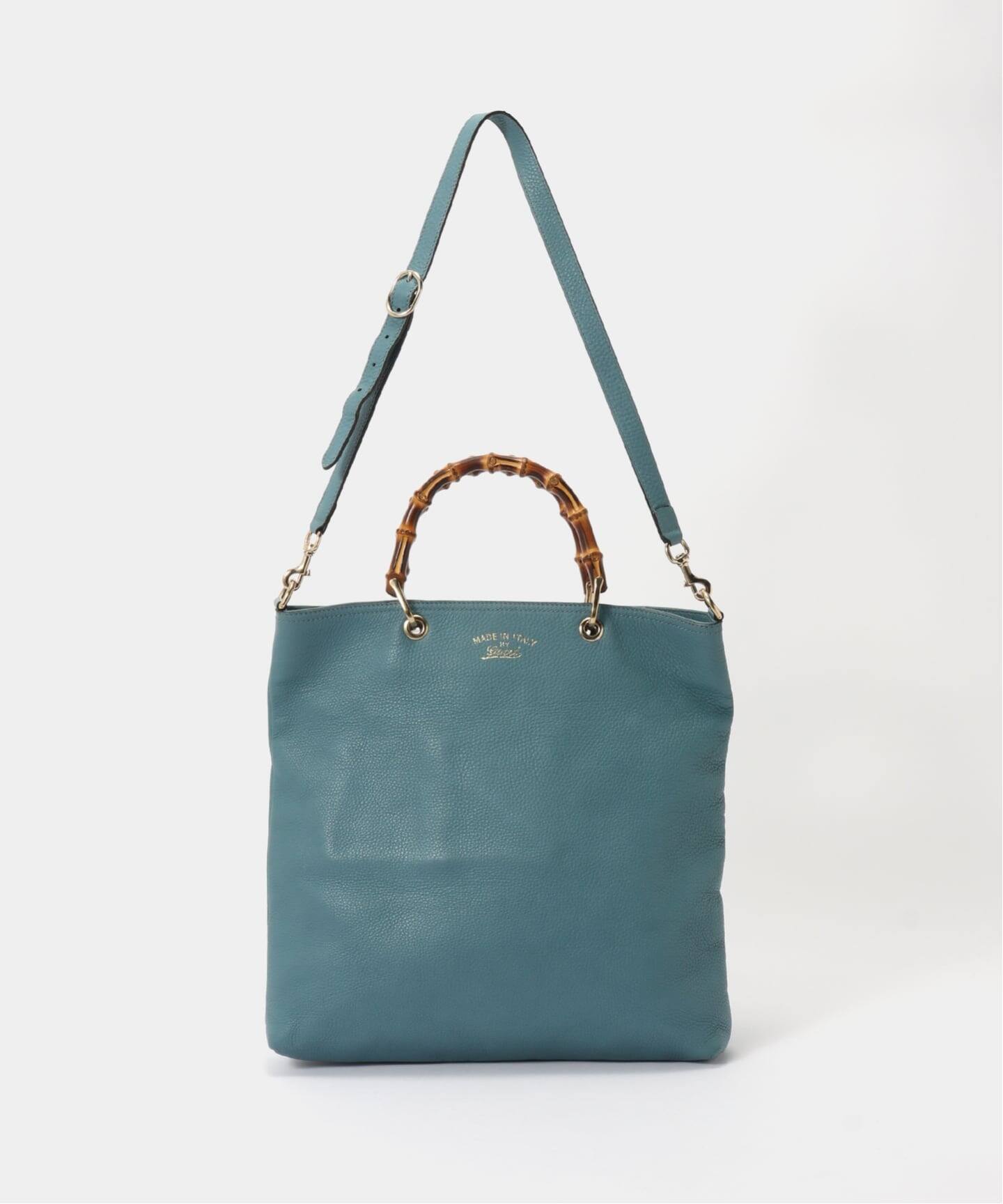 VINTAGE GUCCI/グッチ】Bamboo shopper 35 2way（トートバッグ