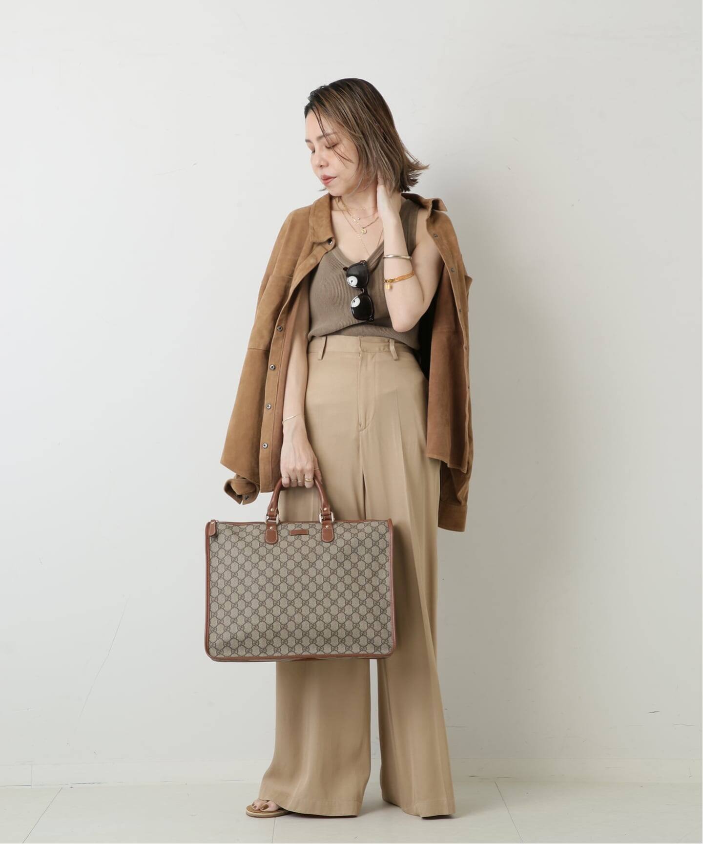 VINTAGE GUCCI/グッチ】ハンドバッグ gg（ハンドバッグ）｜DECOUVERTE