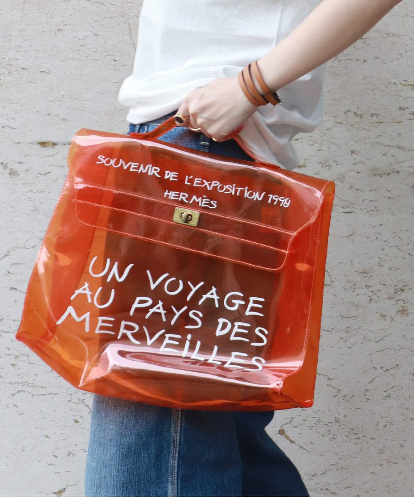 VINTAGE HERMES/エルメス】 Vinyl kelly（ハンドバッグ）｜DECOUVERTE