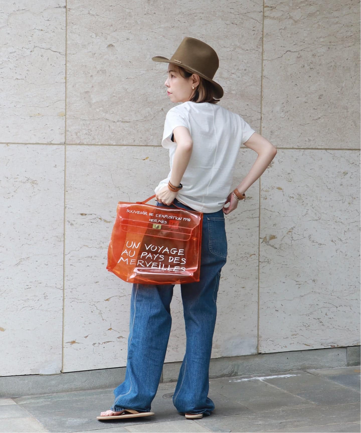 VINTAGE HERMES/エルメス】 Vinyl kelly（ハンドバッグ）｜DECOUVERTE