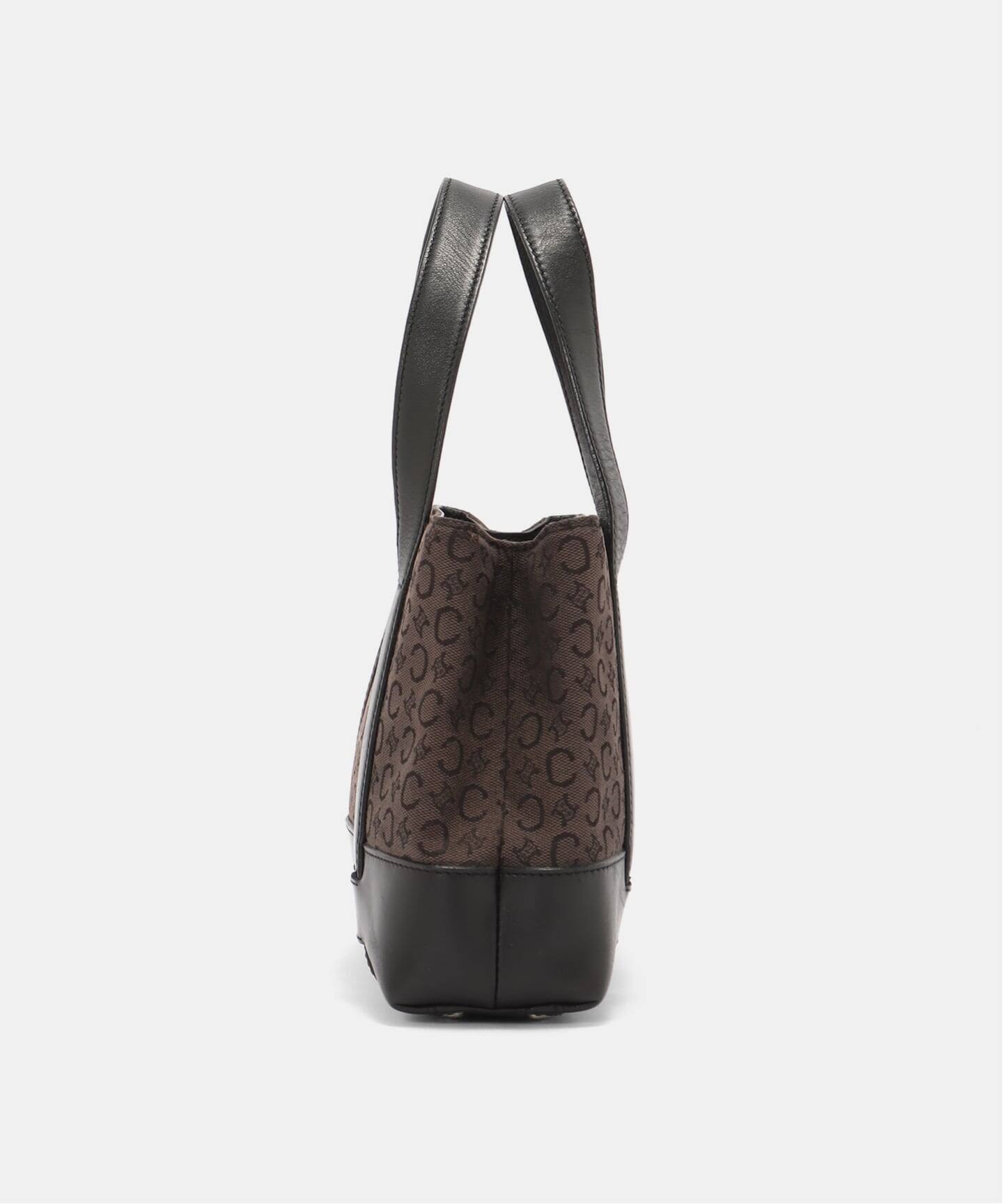 VINTAGE CELINE/セリーヌ】c macadam ハンドバッグ canvas