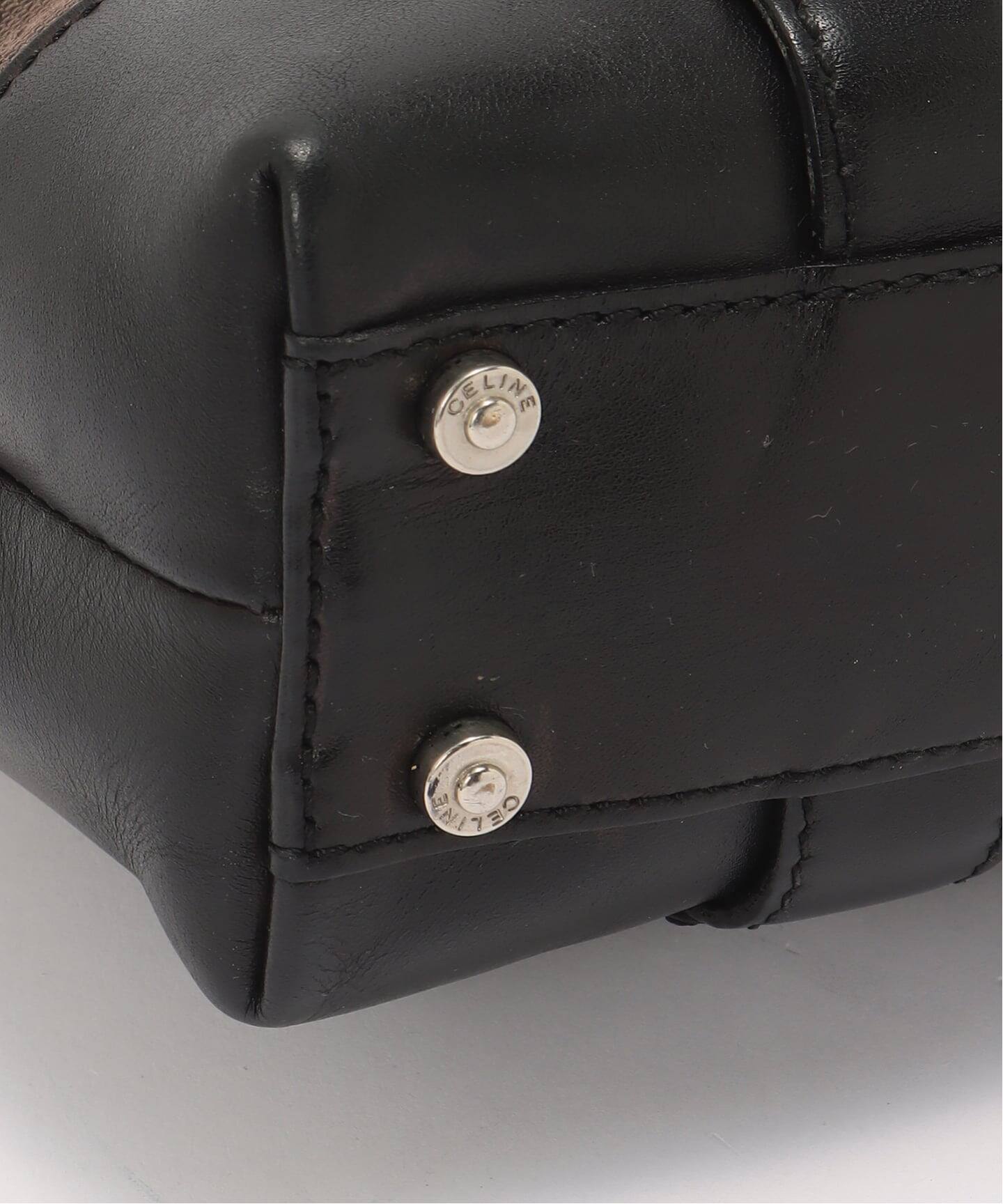 VINTAGE CELINE/セリーヌ】c macadam ハンドバッグ canvas