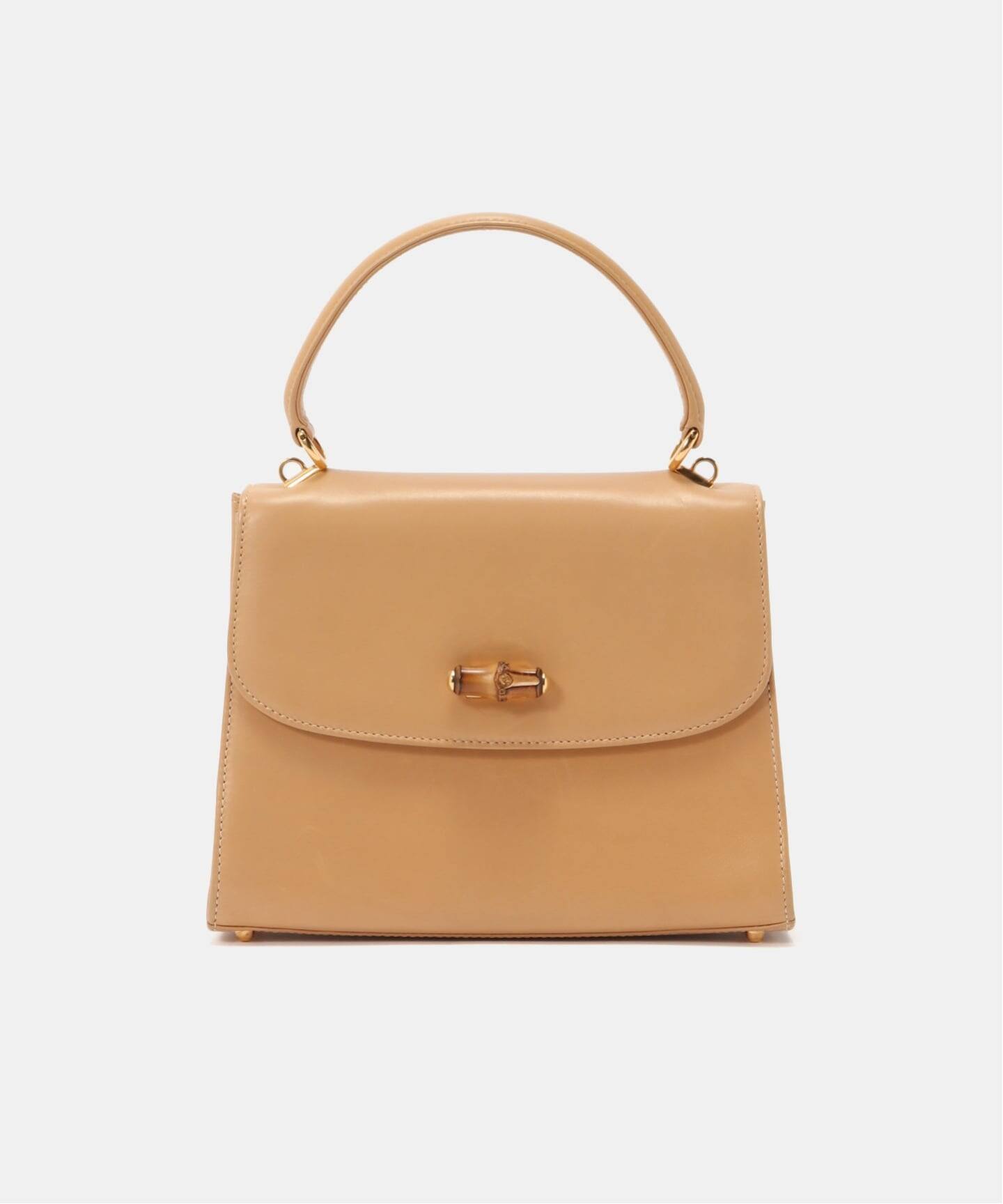 VINTAGE GUCCI/グッチ】Bamboo ハンドバッグ 2way（ハンドバッグ