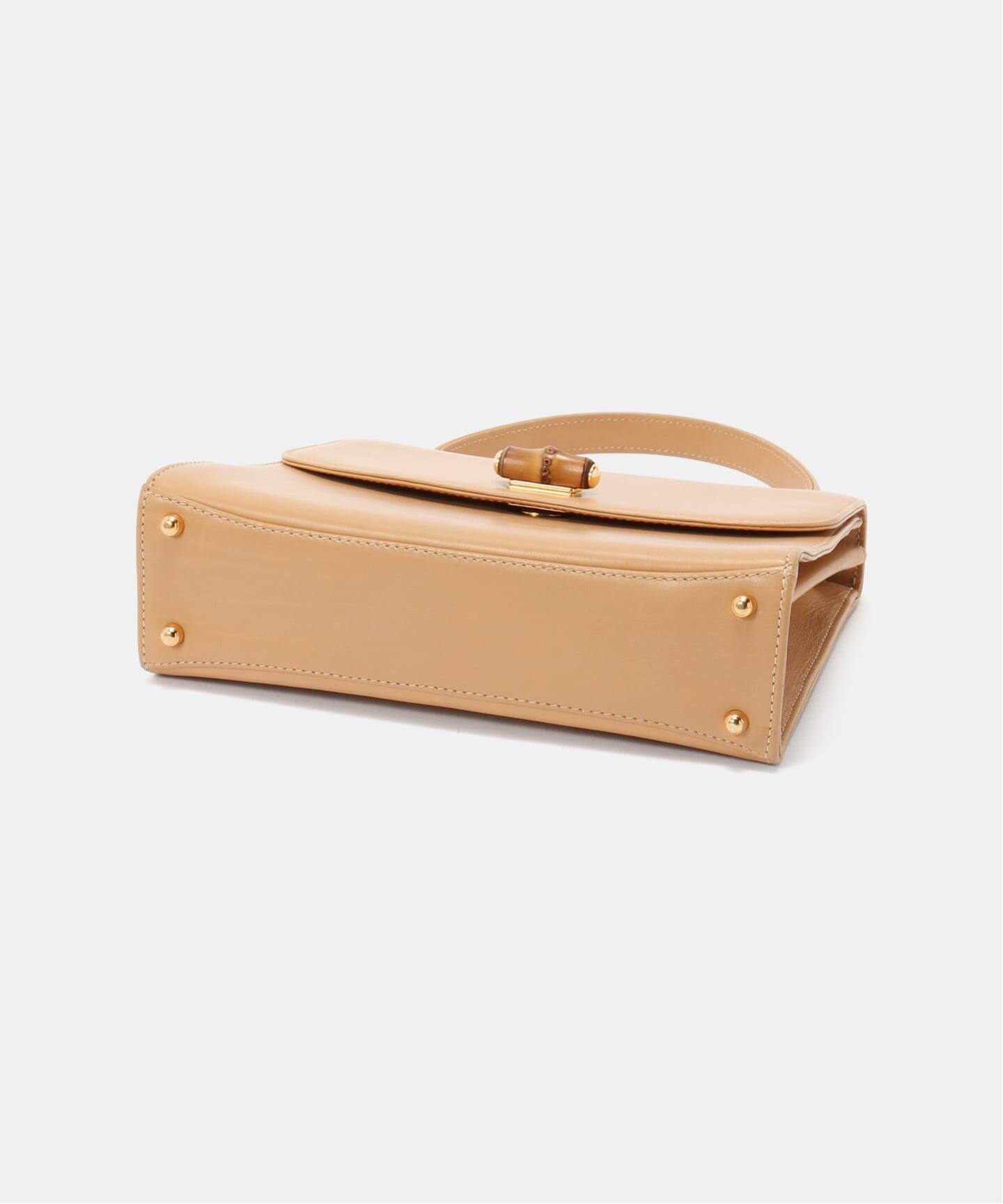 VINTAGE GUCCI/グッチ】Bamboo ハンドバッグ 2way（ハンドバッグ