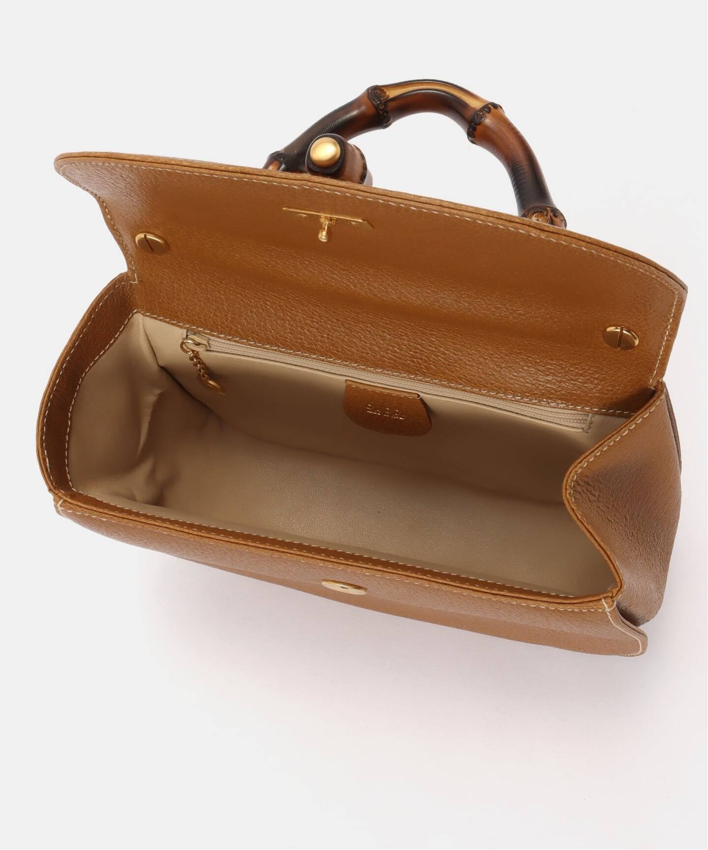 VINTAGE GUCCI/グッチ】Bamboo ハンドバッグ（ハンドバッグ